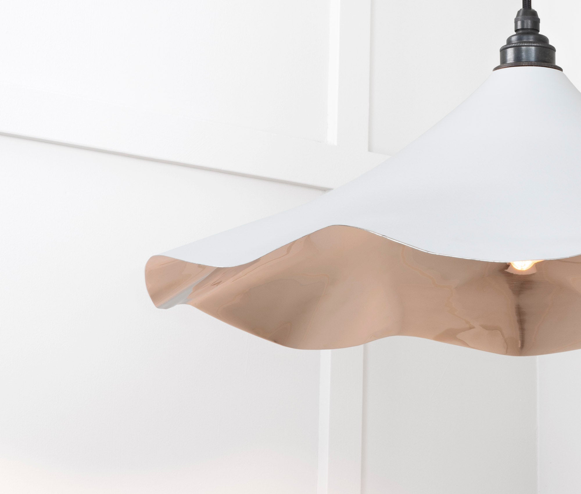 Smooth Nickel Flora Pendant | Birch - From The Anvil - EB London