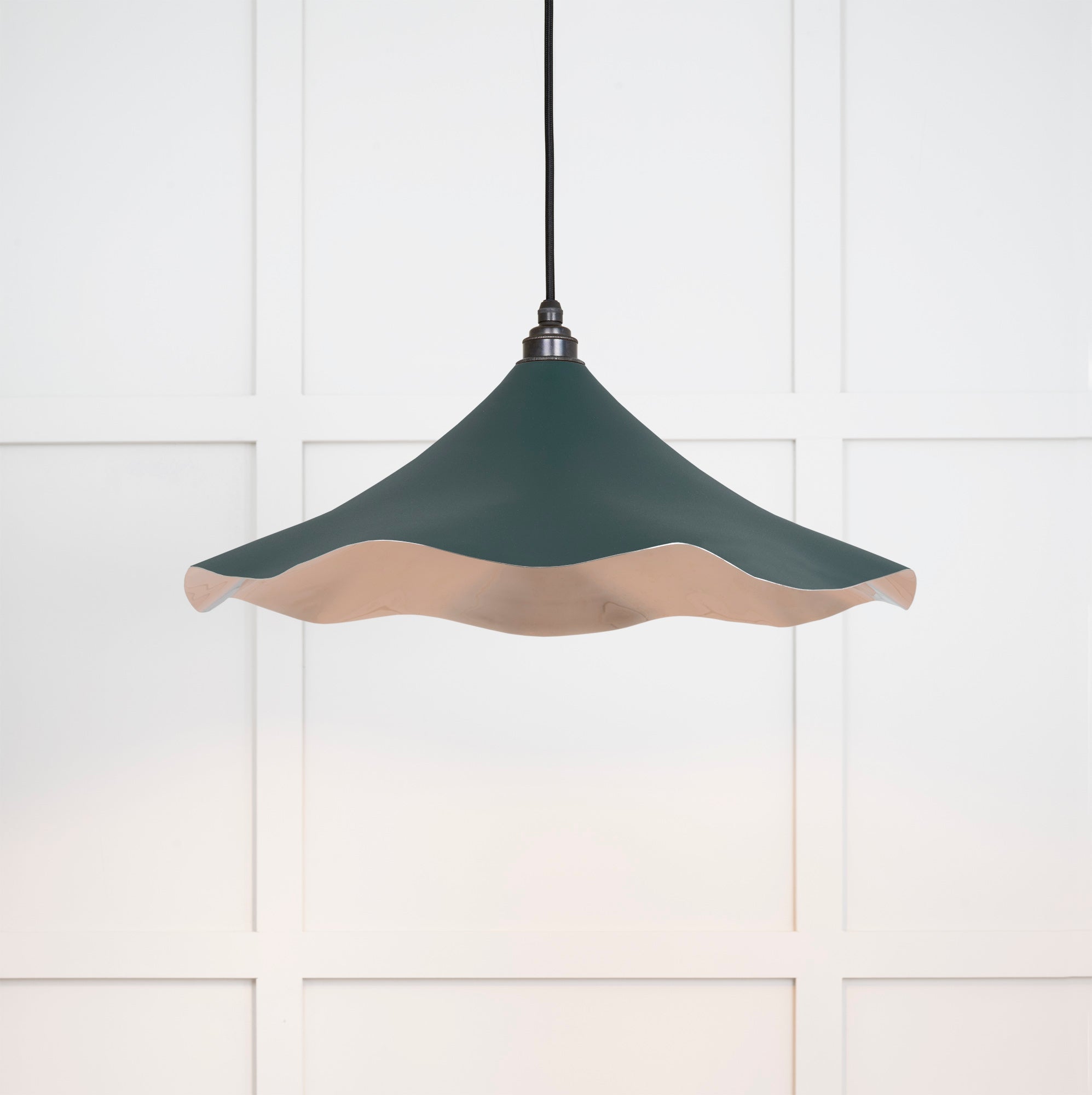 Smooth Nickel Flora Pendant | Dingle - From The Anvil - EB London