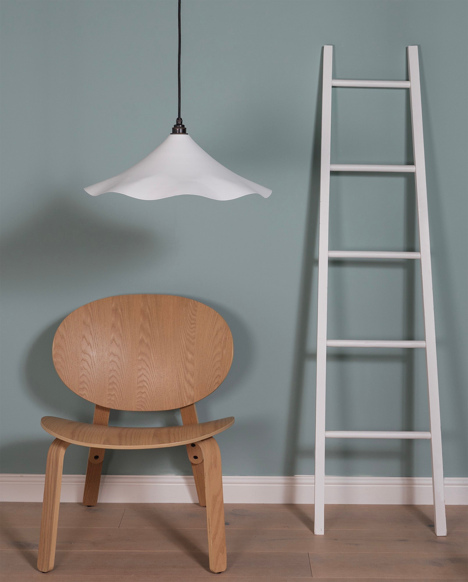 Smooth Nickel Flora Pendant | Flock - From The Anvil - EB London