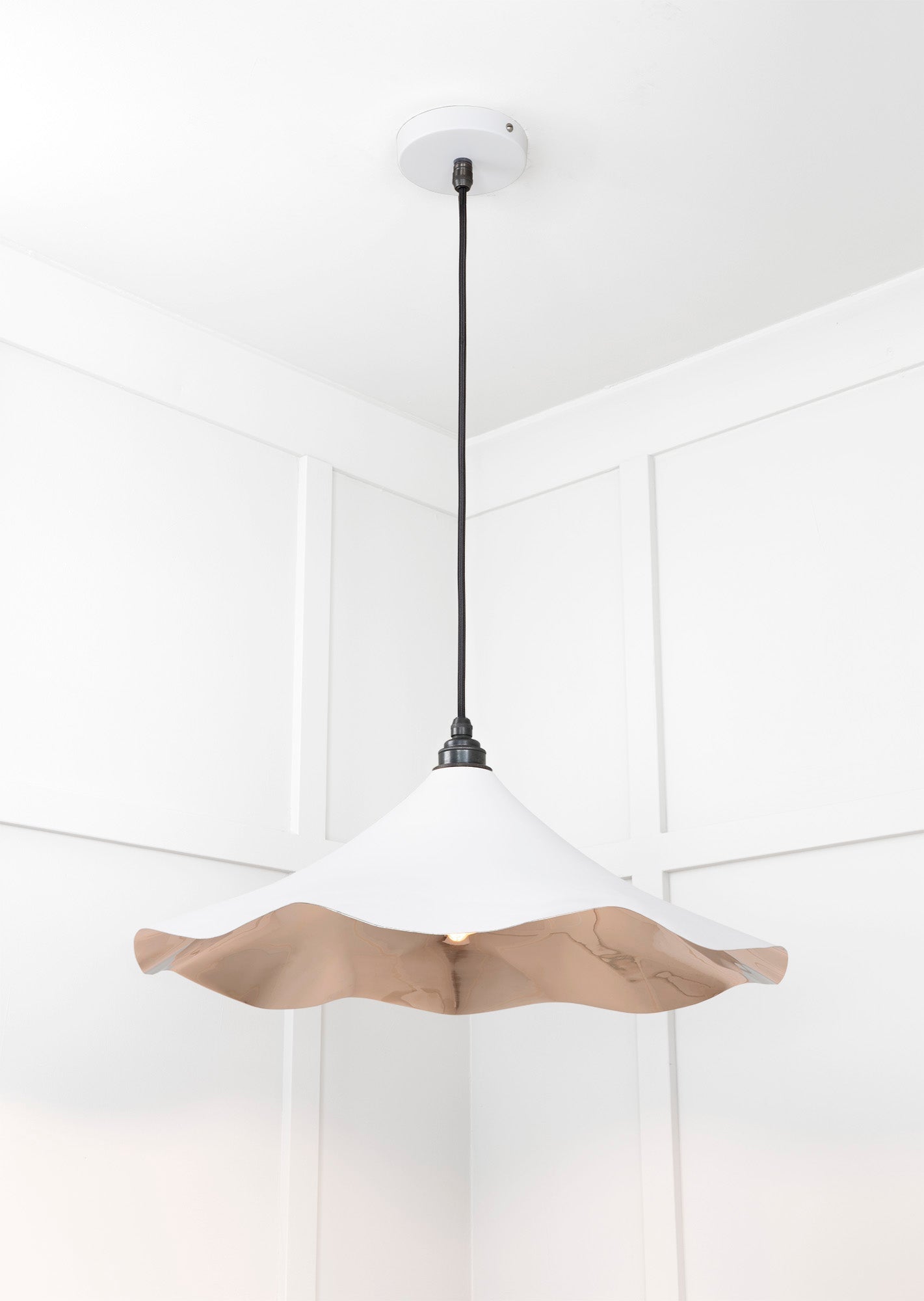 Smooth Nickel Flora Pendant | Flock - From The Anvil - EB London
