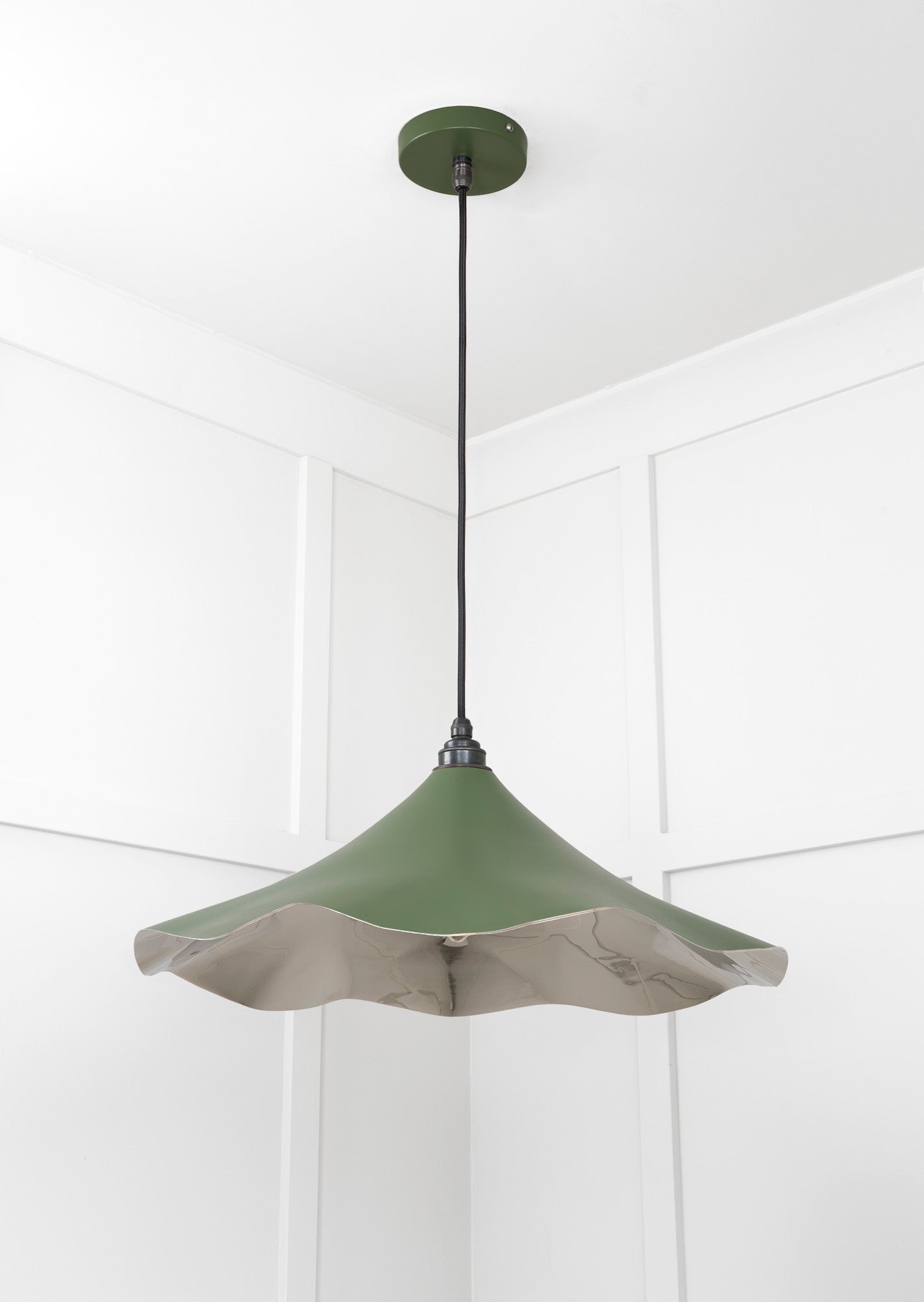 Smooth Nickel Flora Pendant | Heath - From The Anvil - EB London