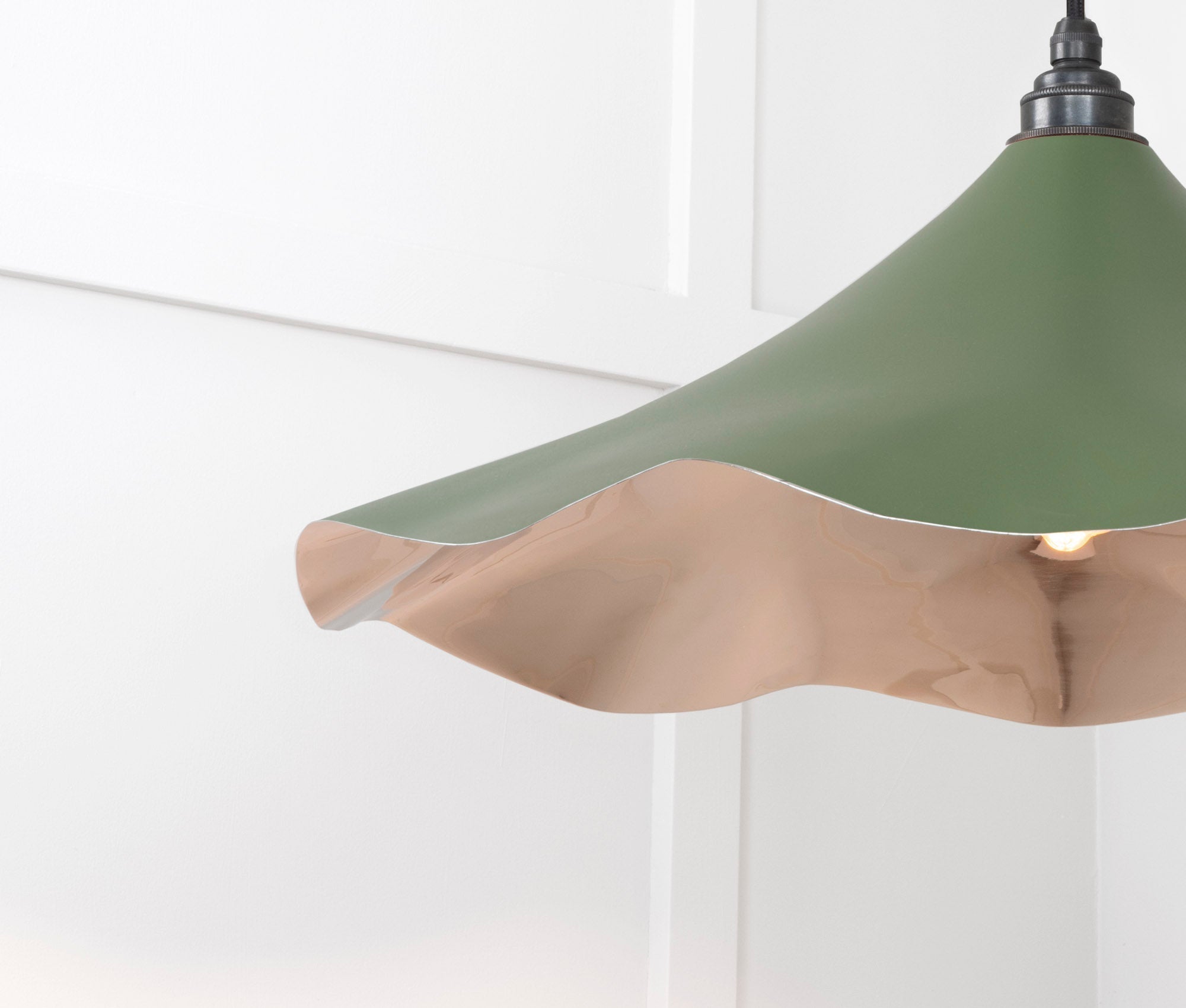 Smooth Nickel Flora Pendant | Heath - From The Anvil - EB London