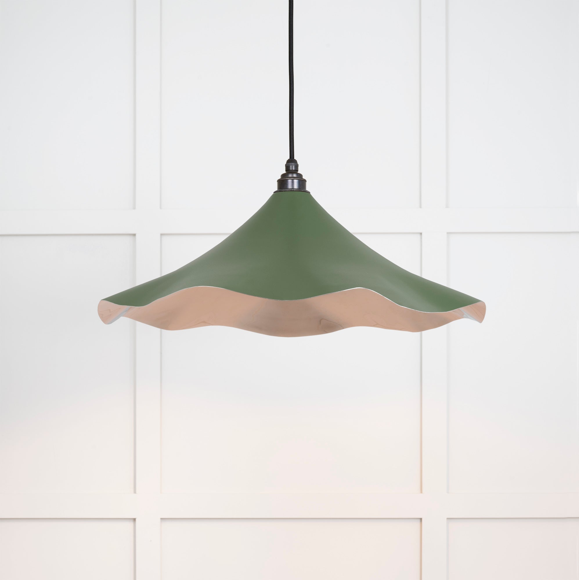 Smooth Nickel Flora Pendant | Heath - From The Anvil - EB London