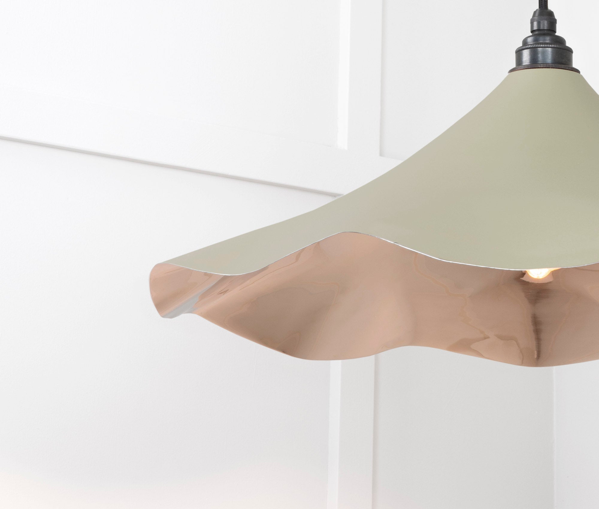 Smooth Nickel Flora Pendant | Tump - From The Anvil - EB London