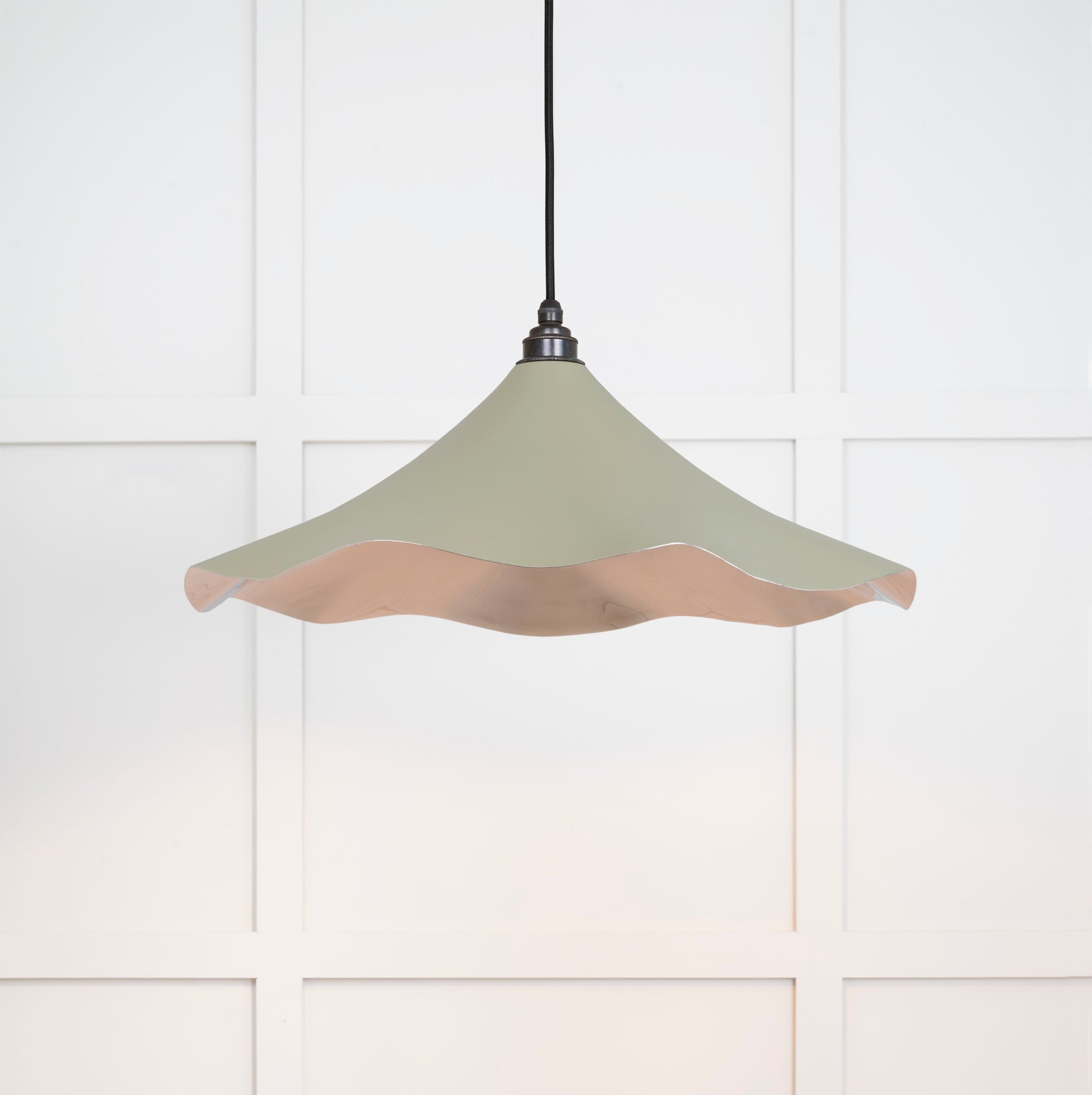 Smooth Nickel Flora Pendant | Tump - From The Anvil - EB London