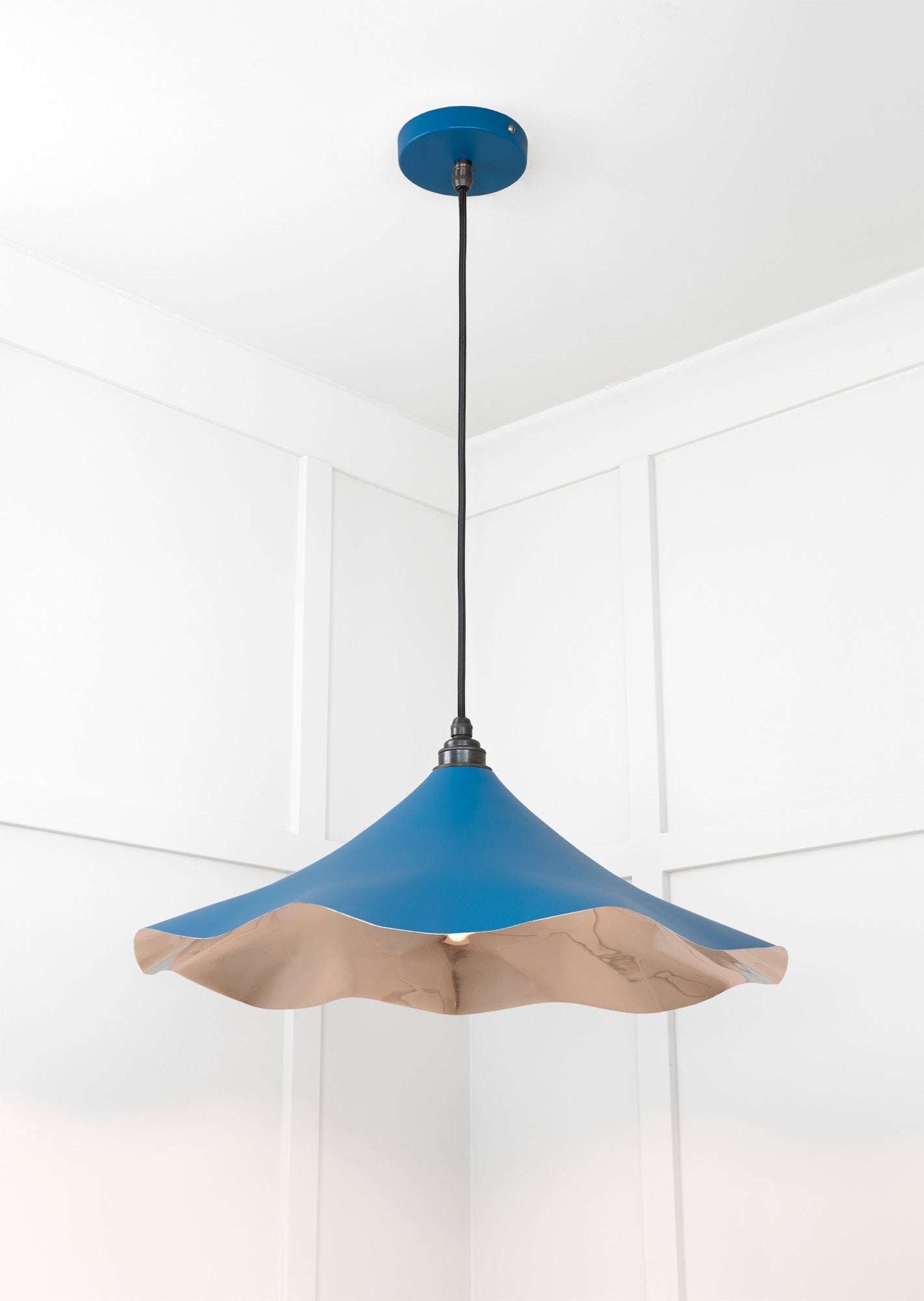 Smooth Nickel Flora Pendant | Upstream - From The Anvil - EB London