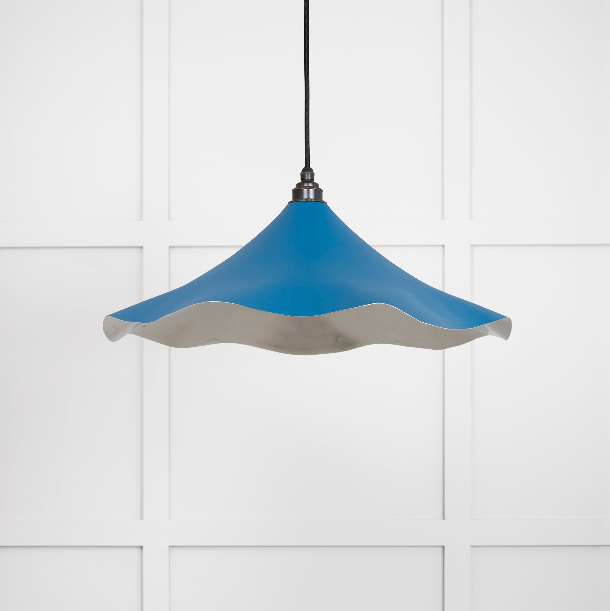 Smooth Nickel Flora Pendant | Upstream - From The Anvil - EB London