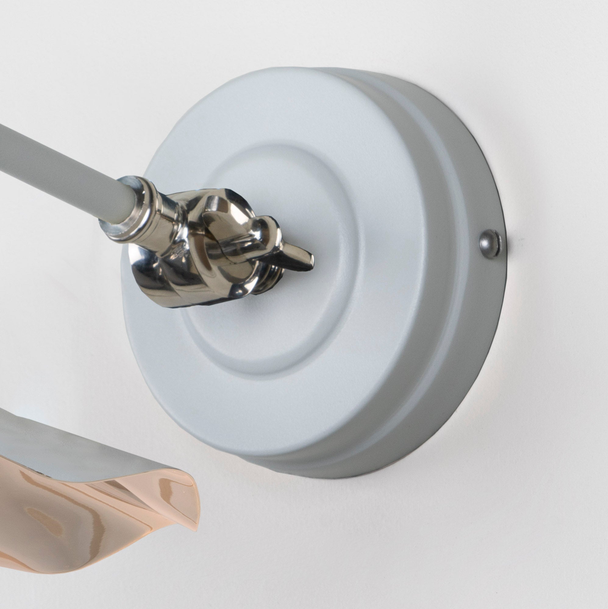 Smooth Nickel Flora Wall Light | Birch - From The Anvil - EB London