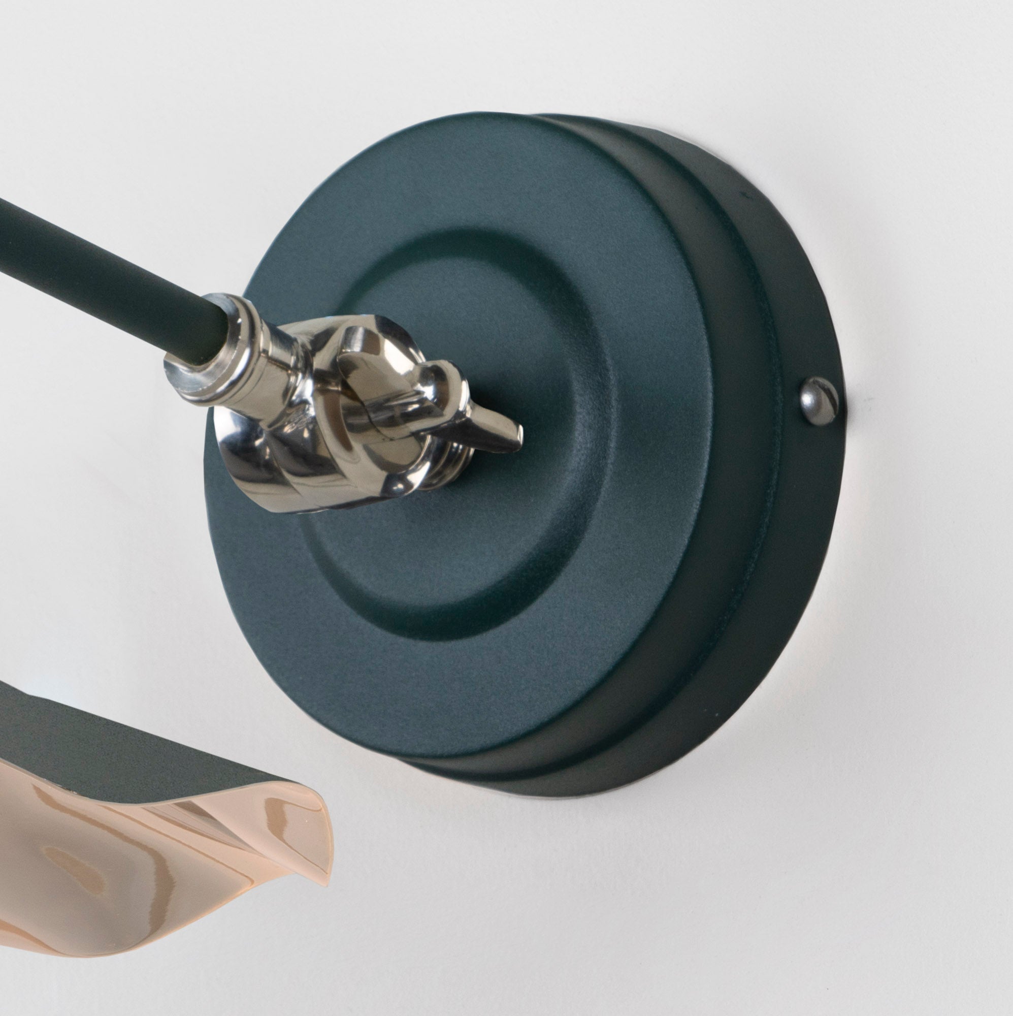 Smooth Nickel Flora Wall Light | Dingle - From The Anvil - EB London
