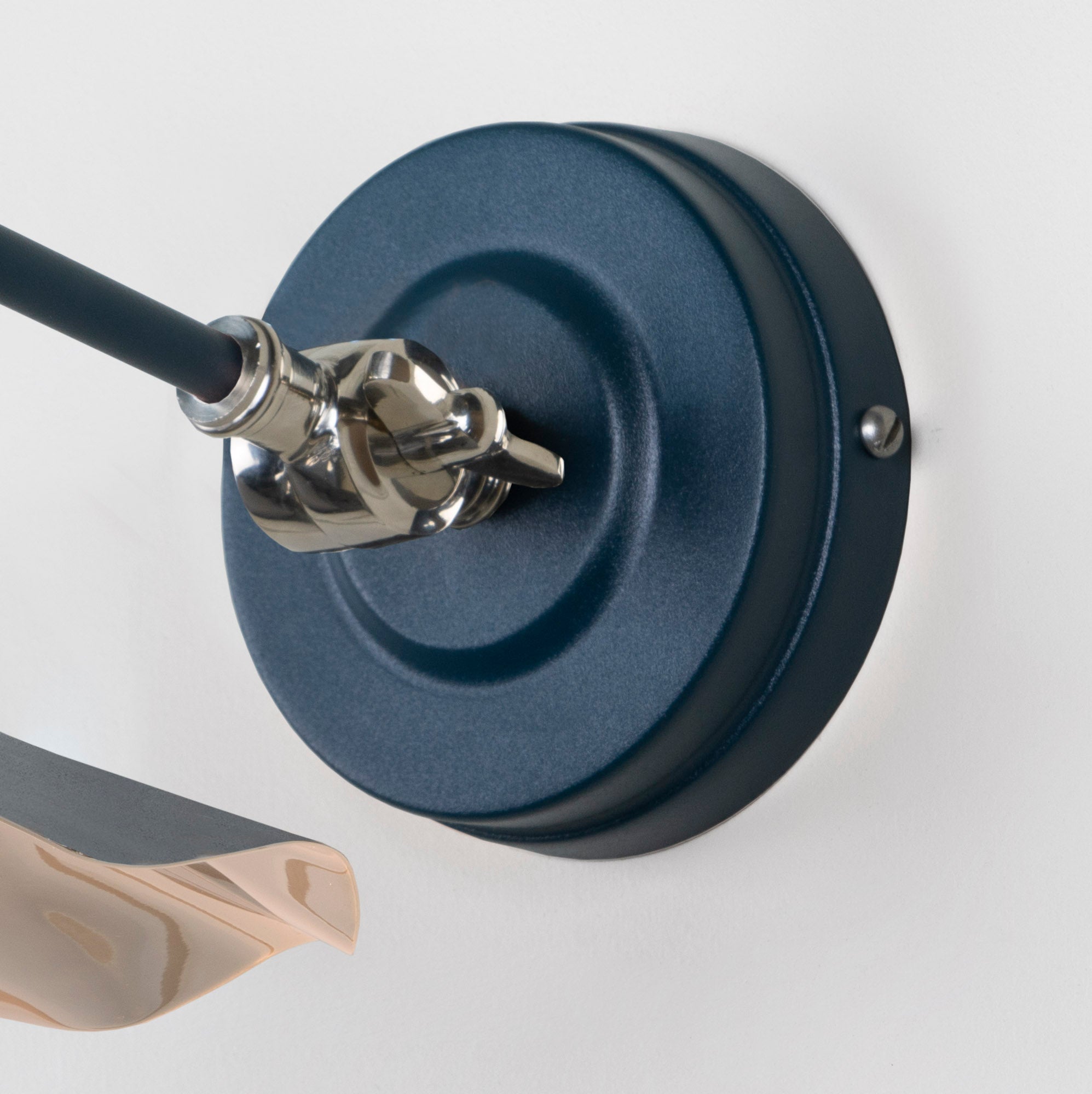 Smooth Nickel Flora Wall Light | Dusk - From The Anvil - EB London