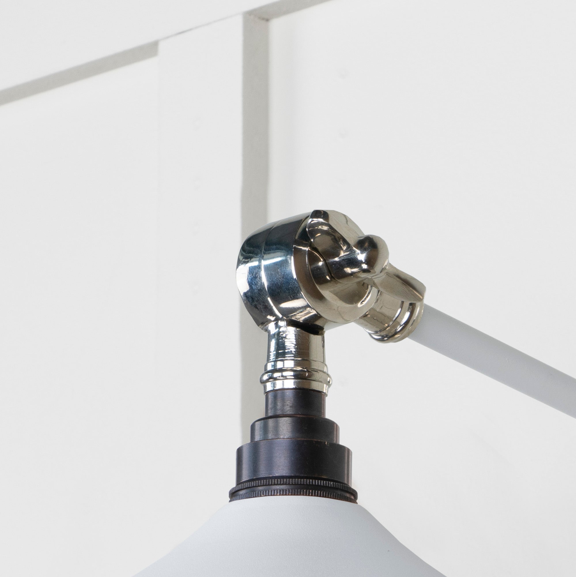 Smooth Nickel Flora Wall Light | Flock - From The Anvil - EB London