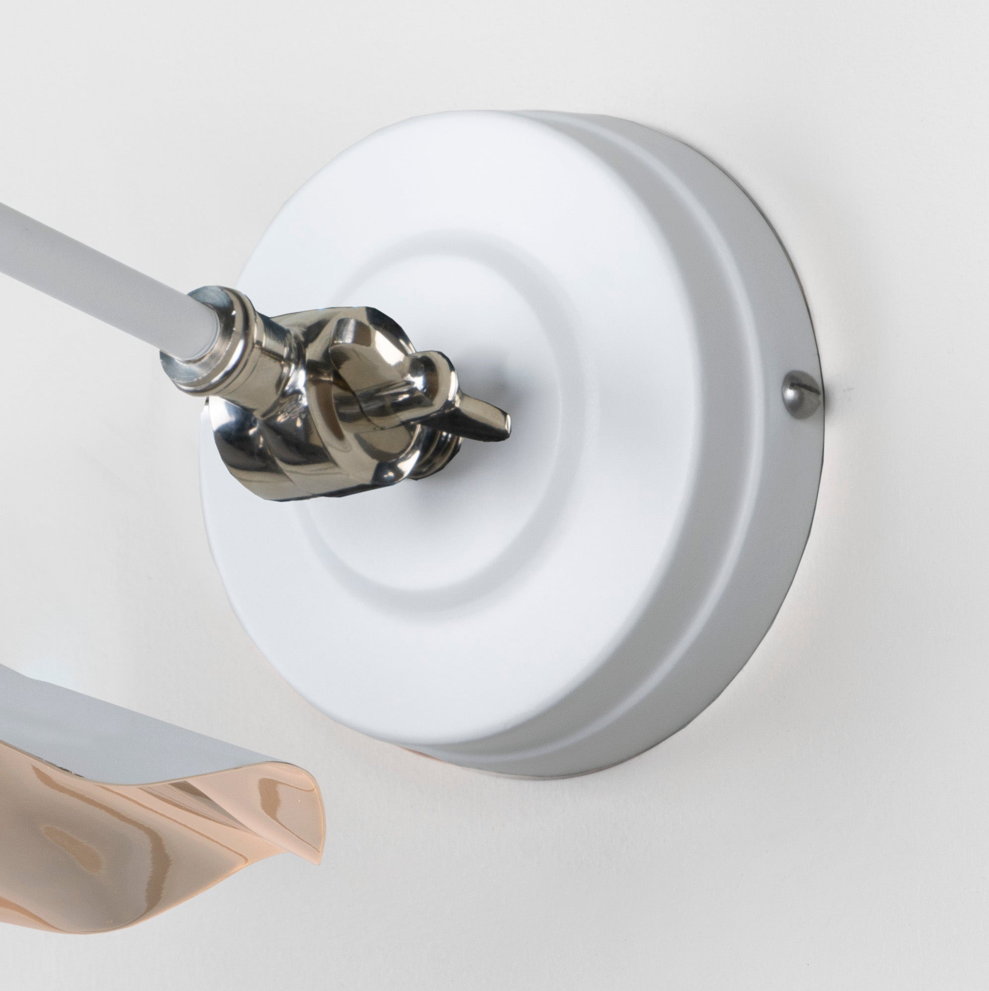 Smooth Nickel Flora Wall Light | Flock - From The Anvil - EB London