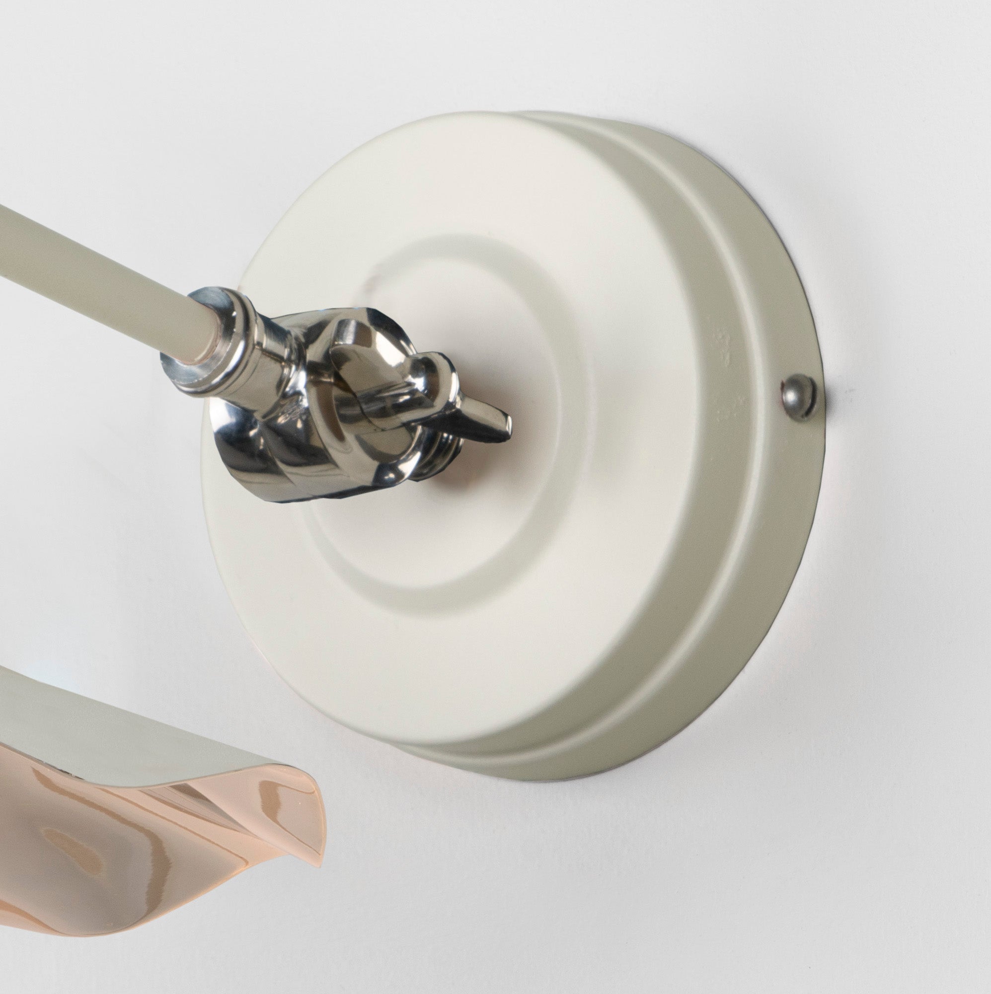 Smooth Nickel Flora Wall Light | Teasel - From The Anvil - EB London