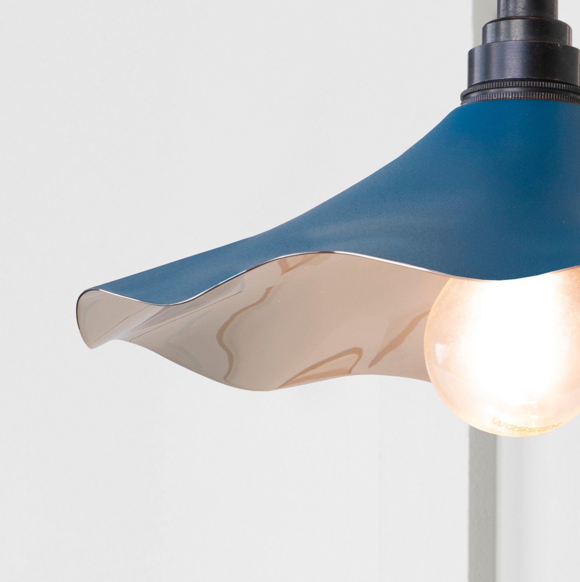 Smooth Nickel Flora Wall Light | Upstream - From The Anvil - EB London