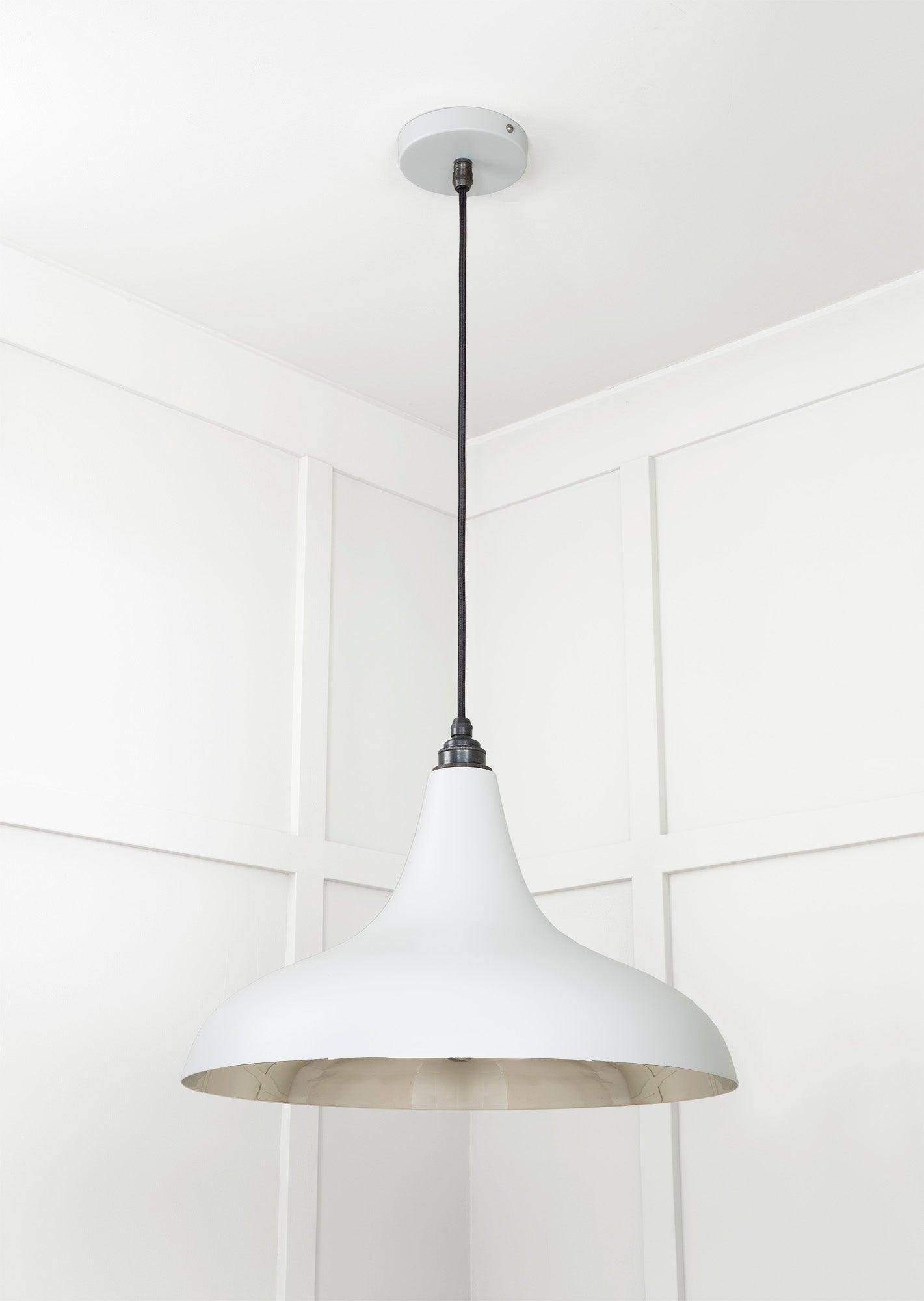 Smooth Nickel Frankley Pendant | Birch - From The Anvil - EB London