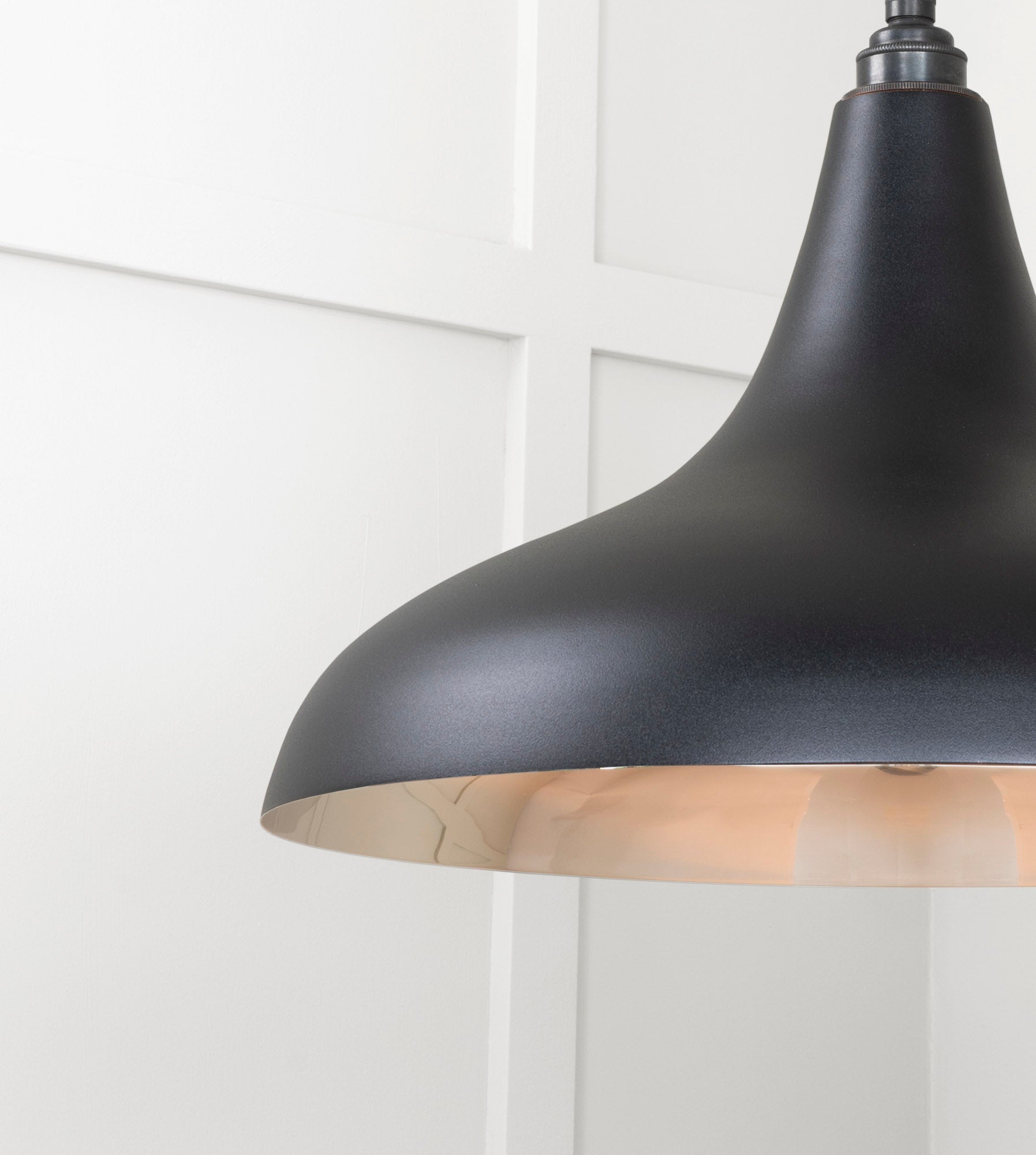 Smooth Nickel Frankley Pendant | Elan Black - From The Anvil - EB London