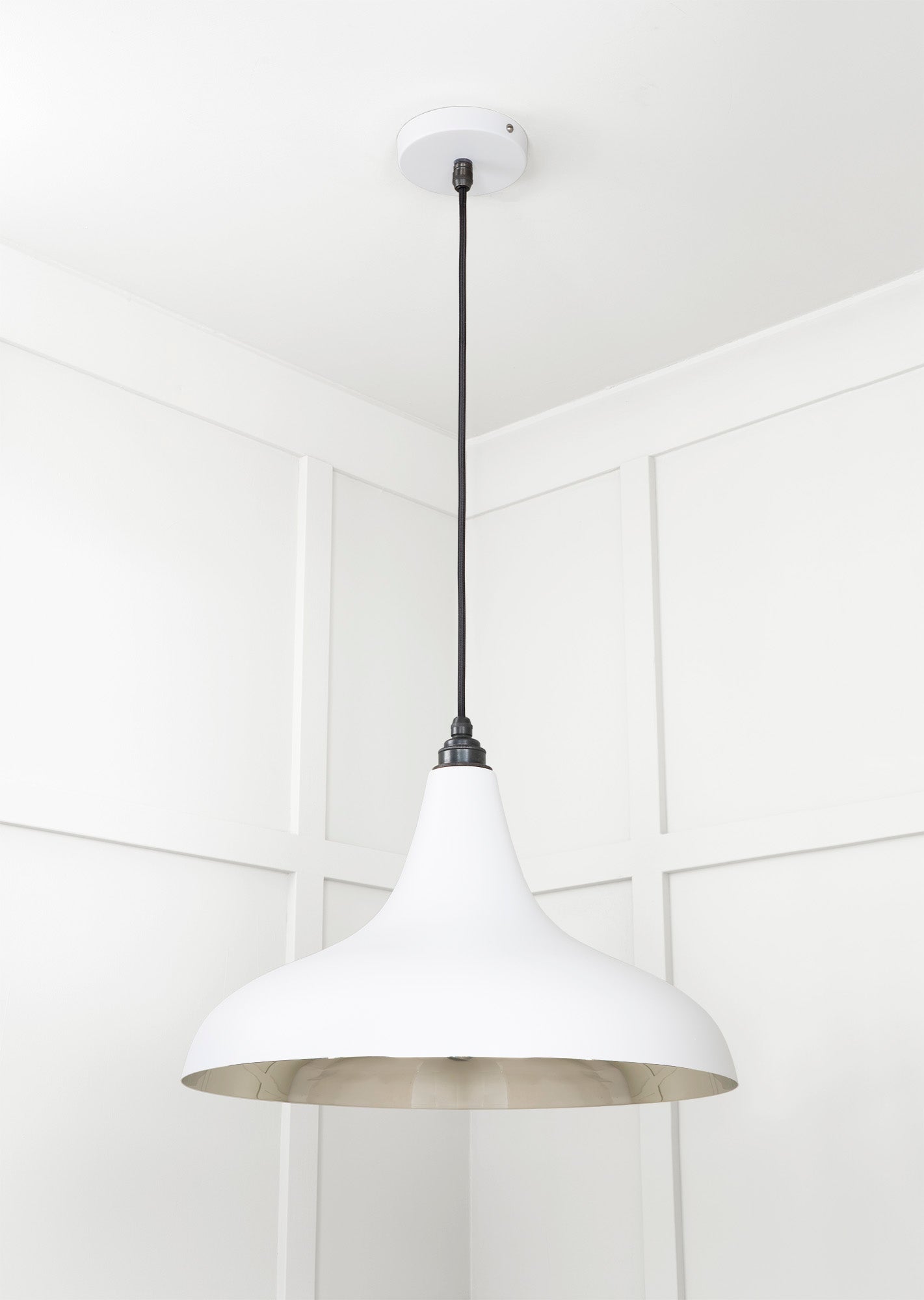 Smooth Nickel Frankley Pendant | Flock - From The Anvil - EB London