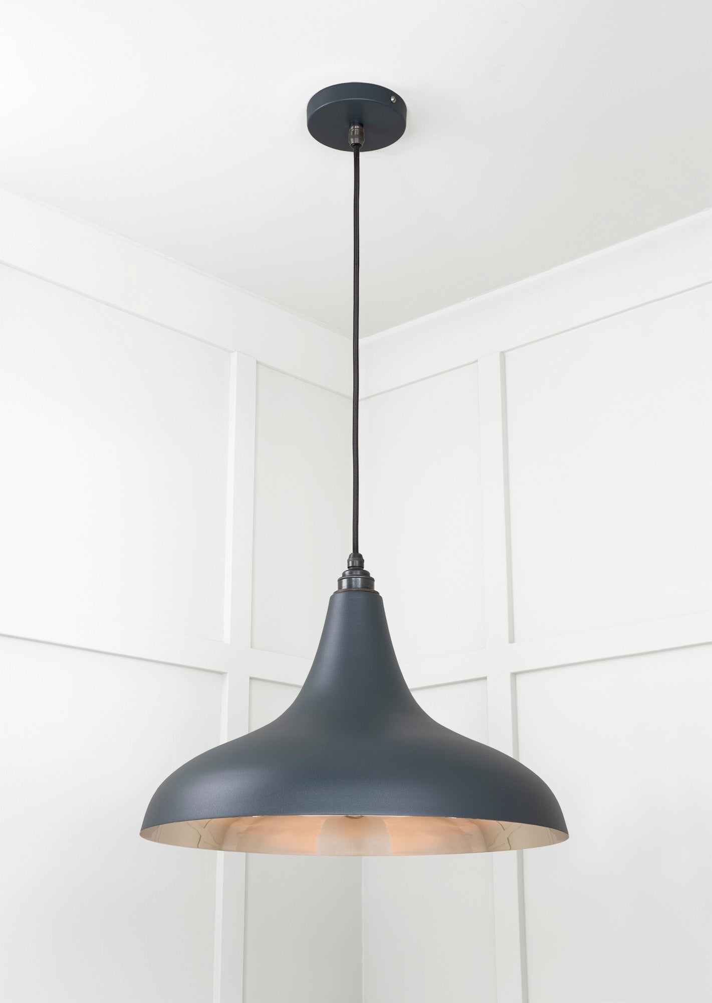 Smooth Nickel Frankley Pendant | Soot - From The Anvil - EB London