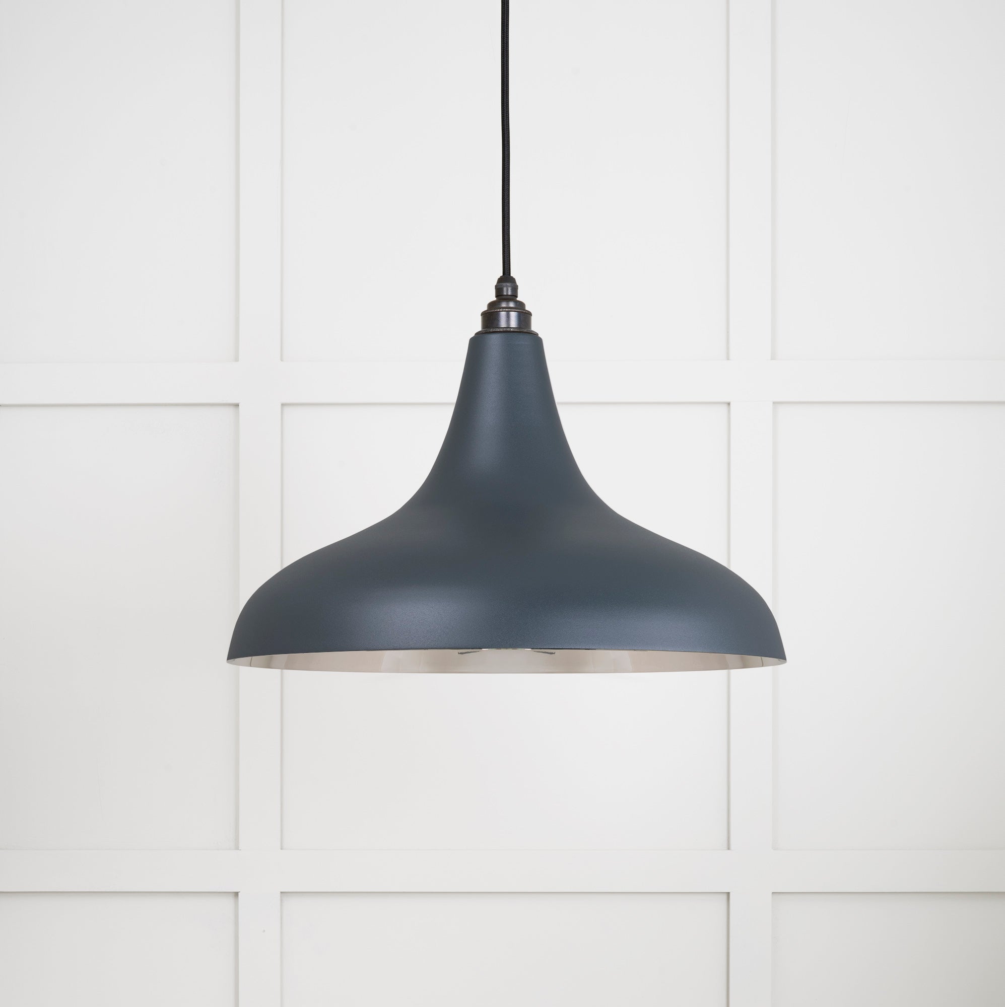 Smooth Nickel Frankley Pendant | Soot - From The Anvil - EB London