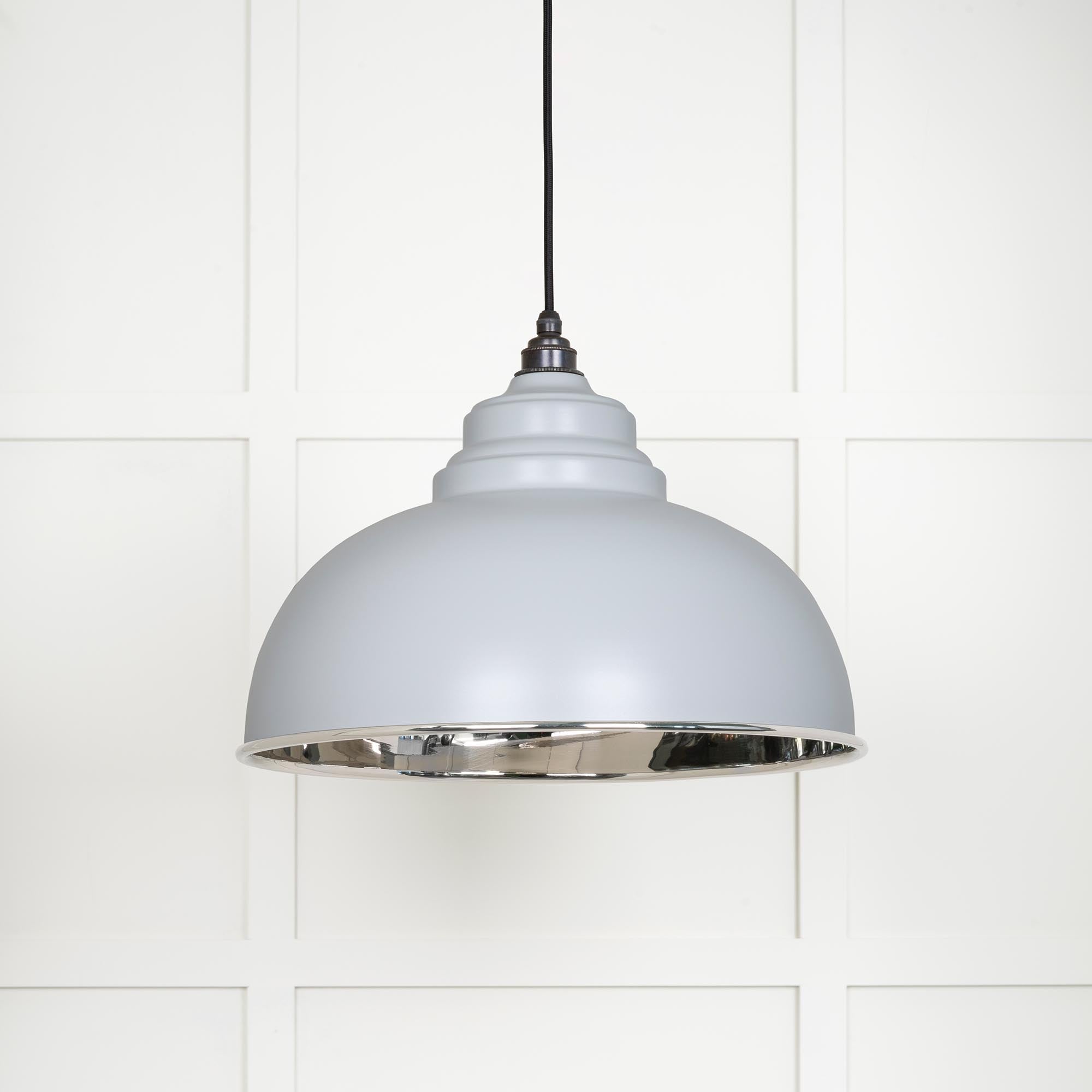 Smooth Nickel Harborne Pendant | Birch - From The Anvil - EB London
