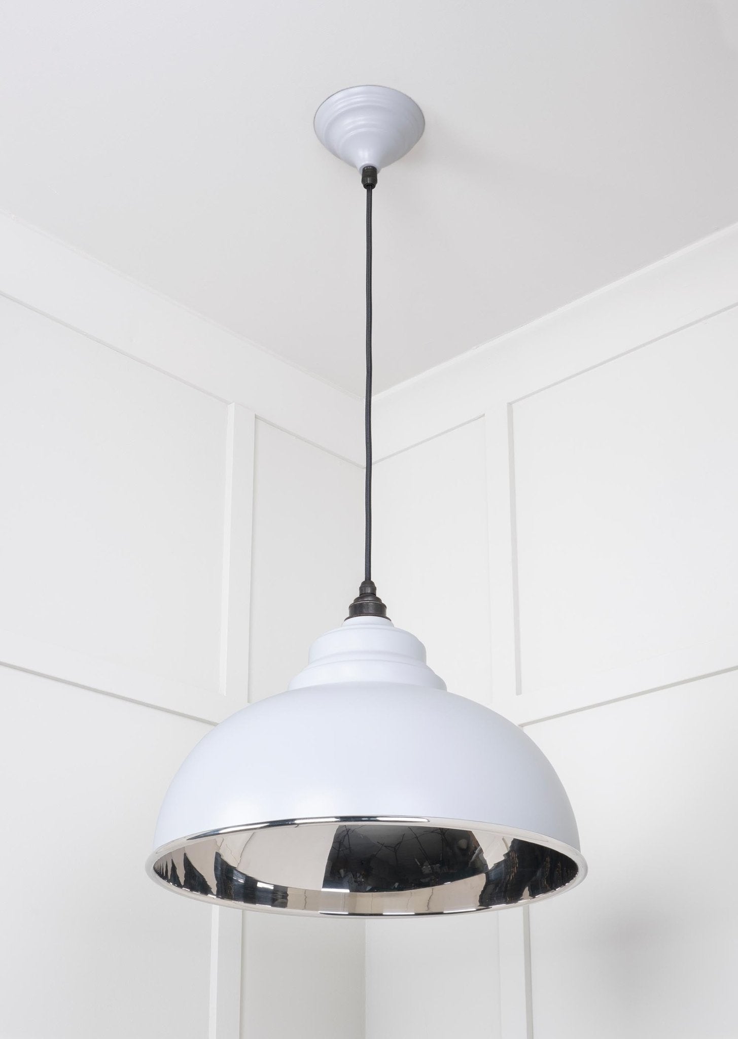 Smooth Nickel Harborne Pendant | Birch - From The Anvil - EB London