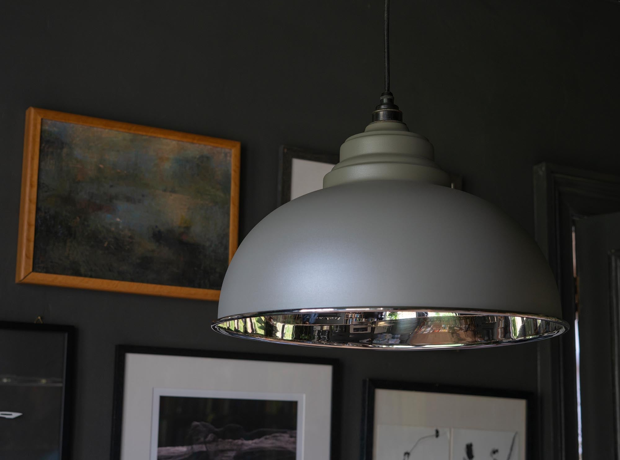 Smooth Nickel Harborne Pendant | Bluff - From The Anvil - EB London