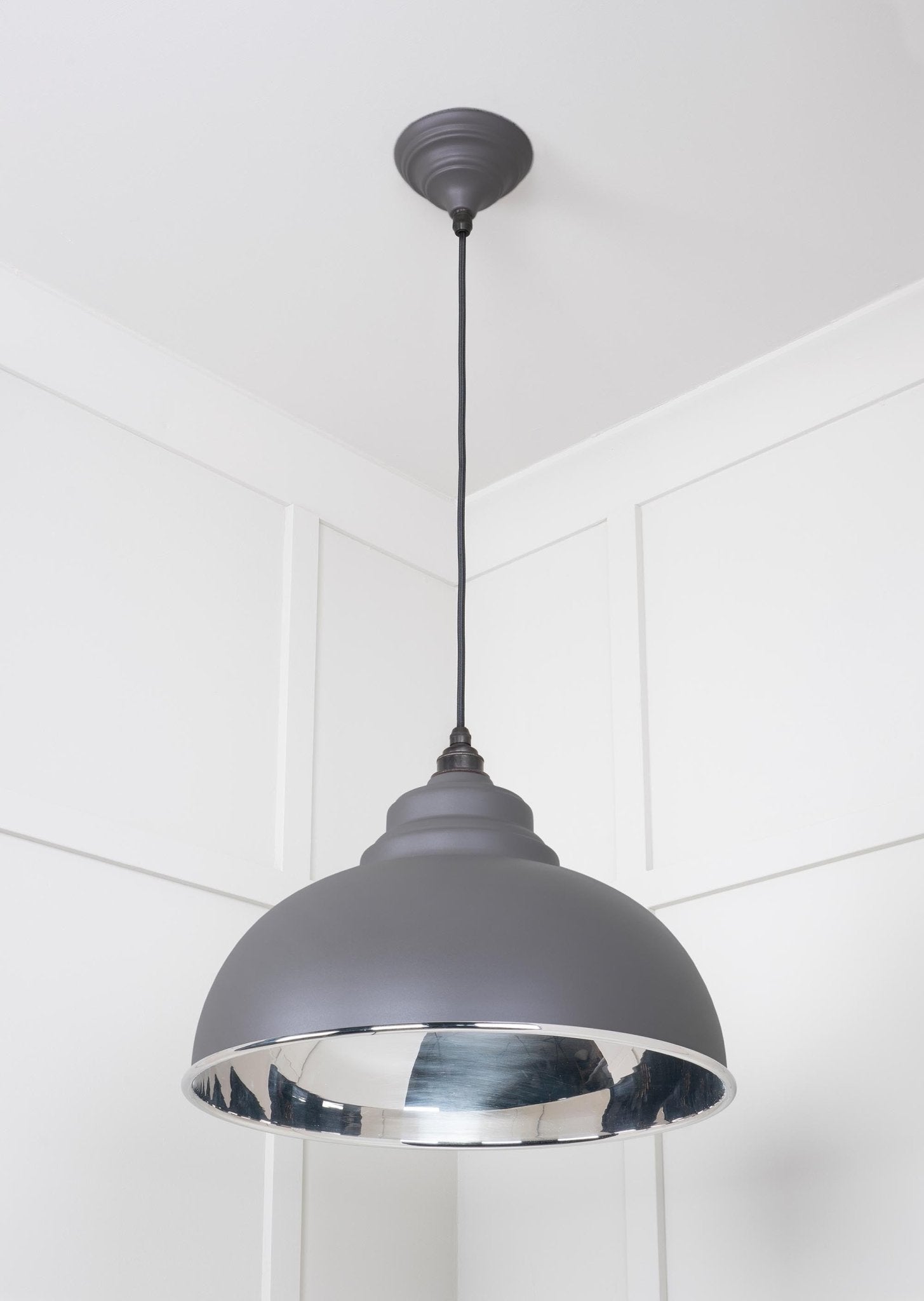 Smooth Nickel Harborne Pendant | Bluff - From The Anvil - EB London