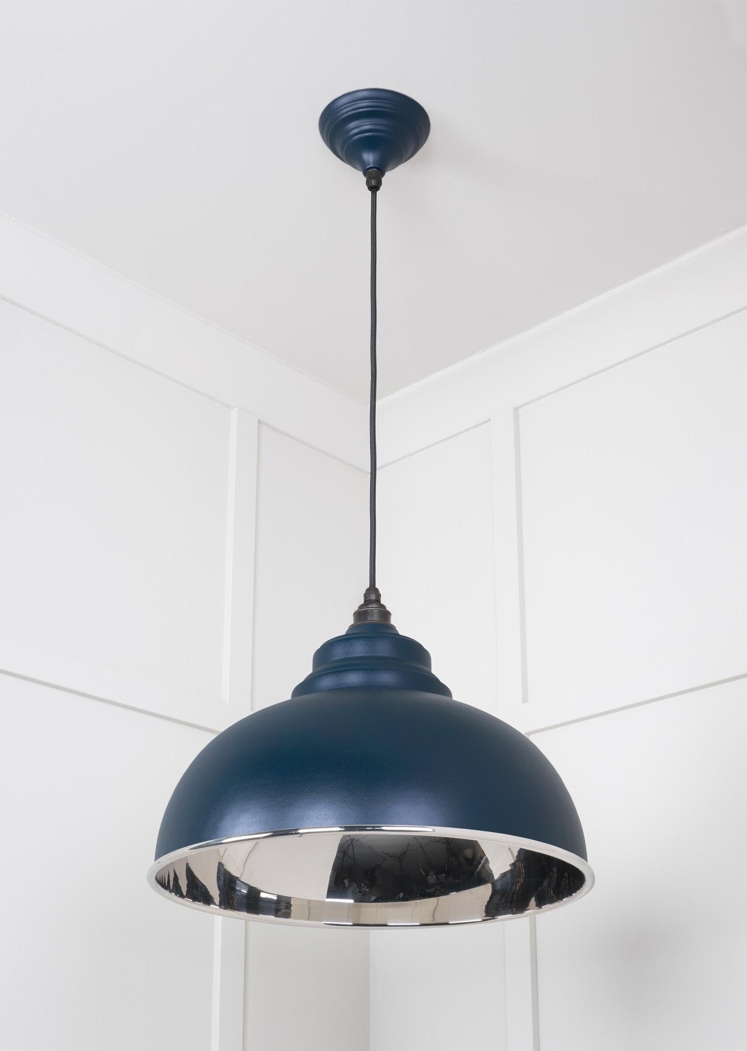 Smooth Nickel Harborne Pendant | Dusk - From The Anvil - EB London