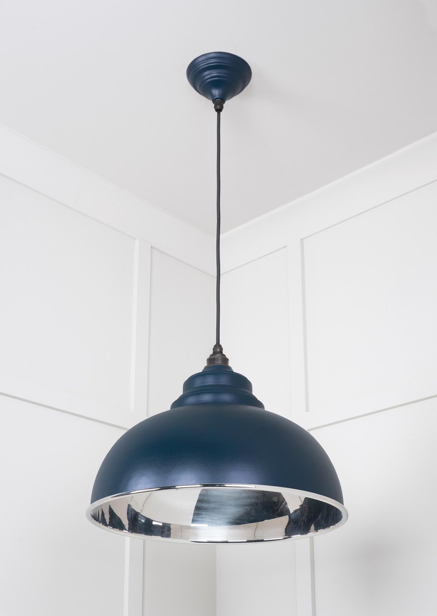 Smooth Nickel Harborne Pendant | Dusk - From The Anvil - EB London