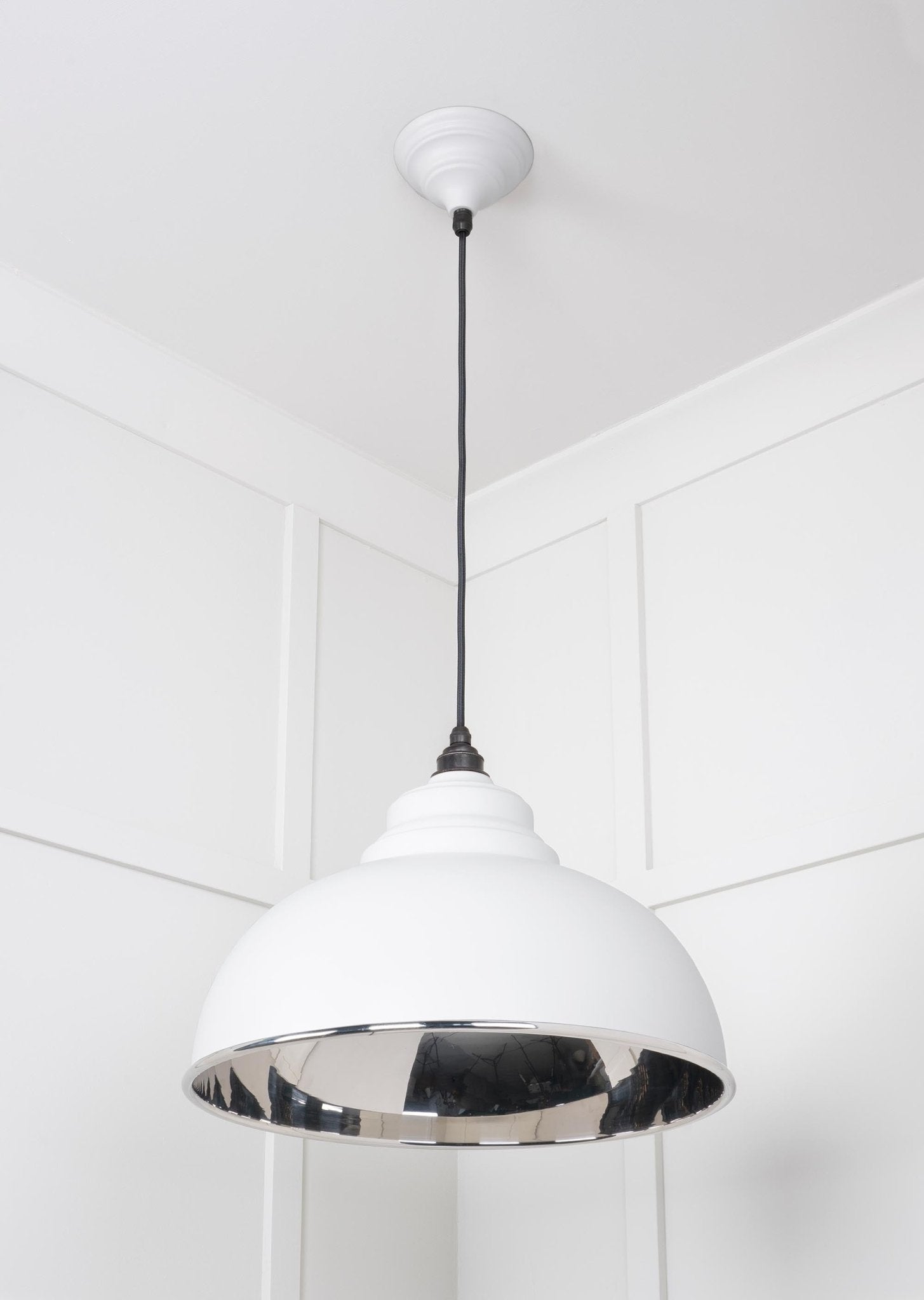 Smooth Nickel Harborne Pendant | Flock - From The Anvil - EB London