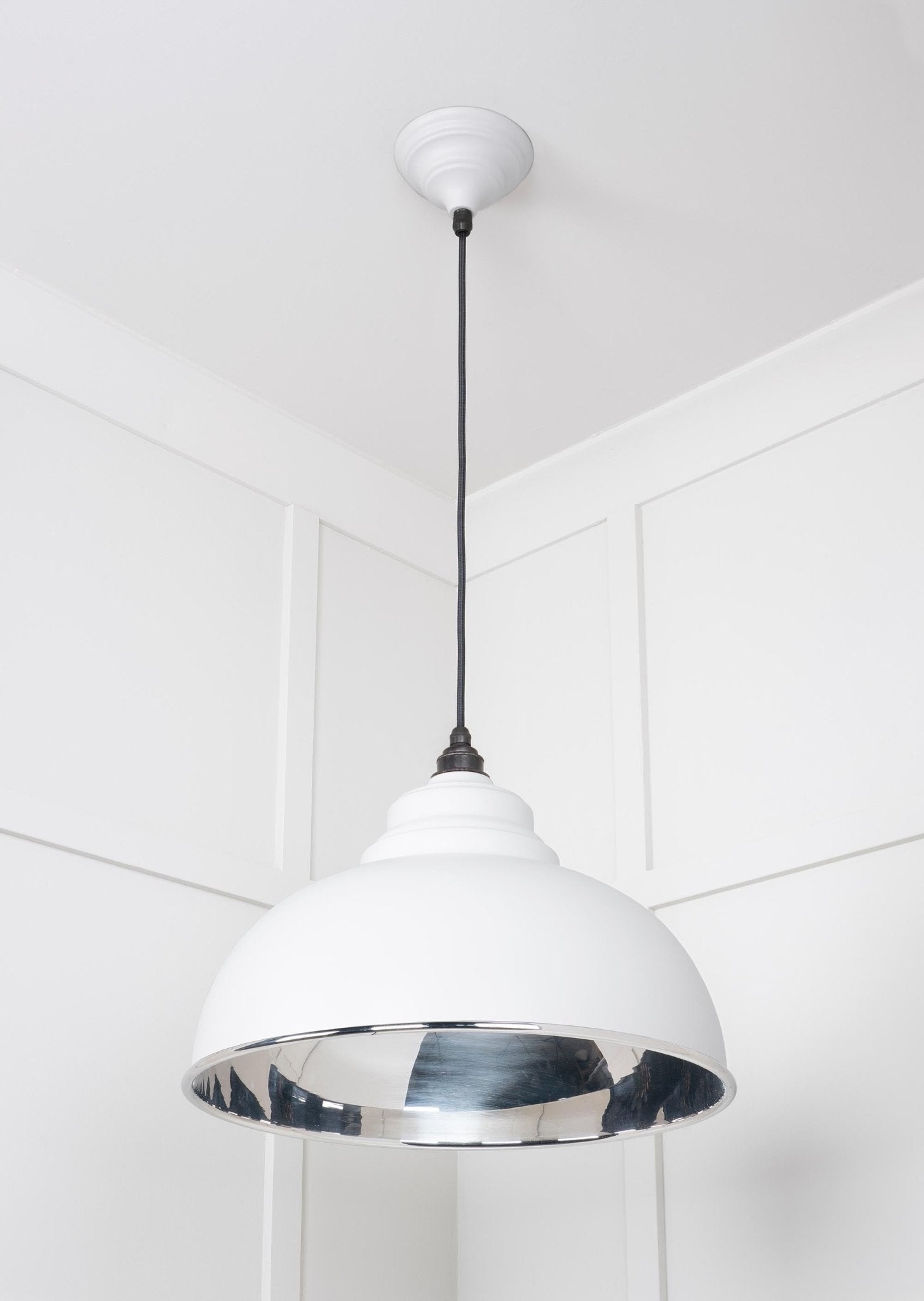 Smooth Nickel Harborne Pendant | Flock - From The Anvil - EB London