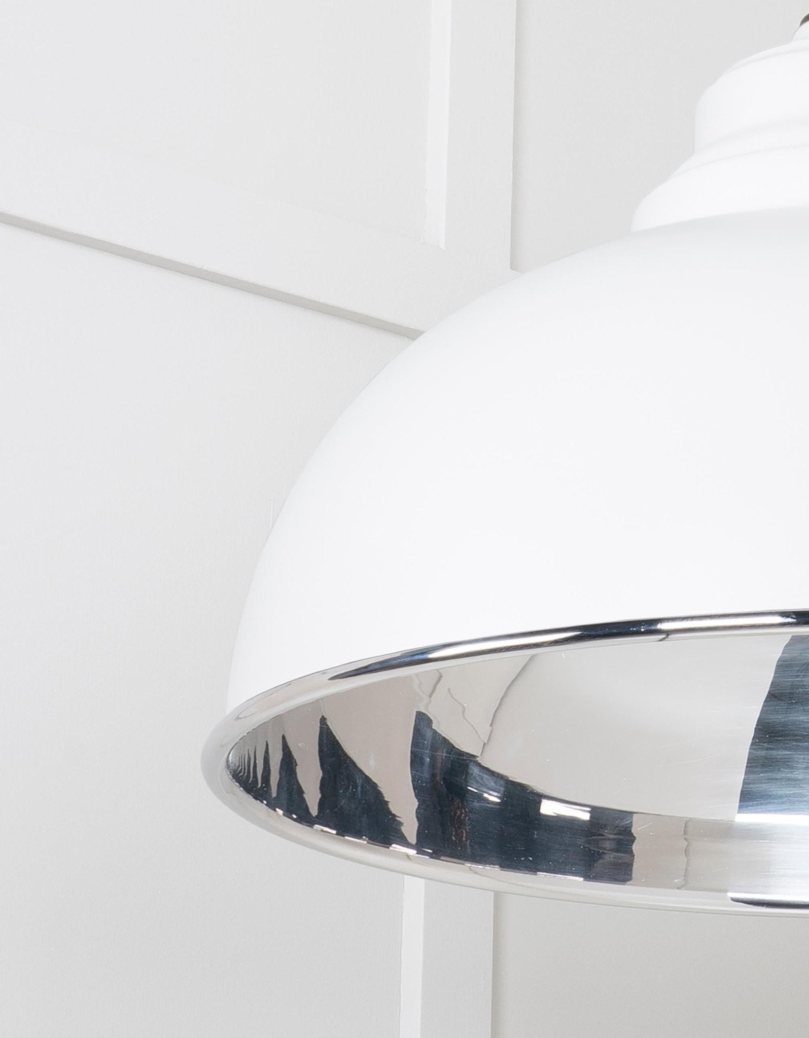 Smooth Nickel Harborne Pendant | Flock - From The Anvil - EB London