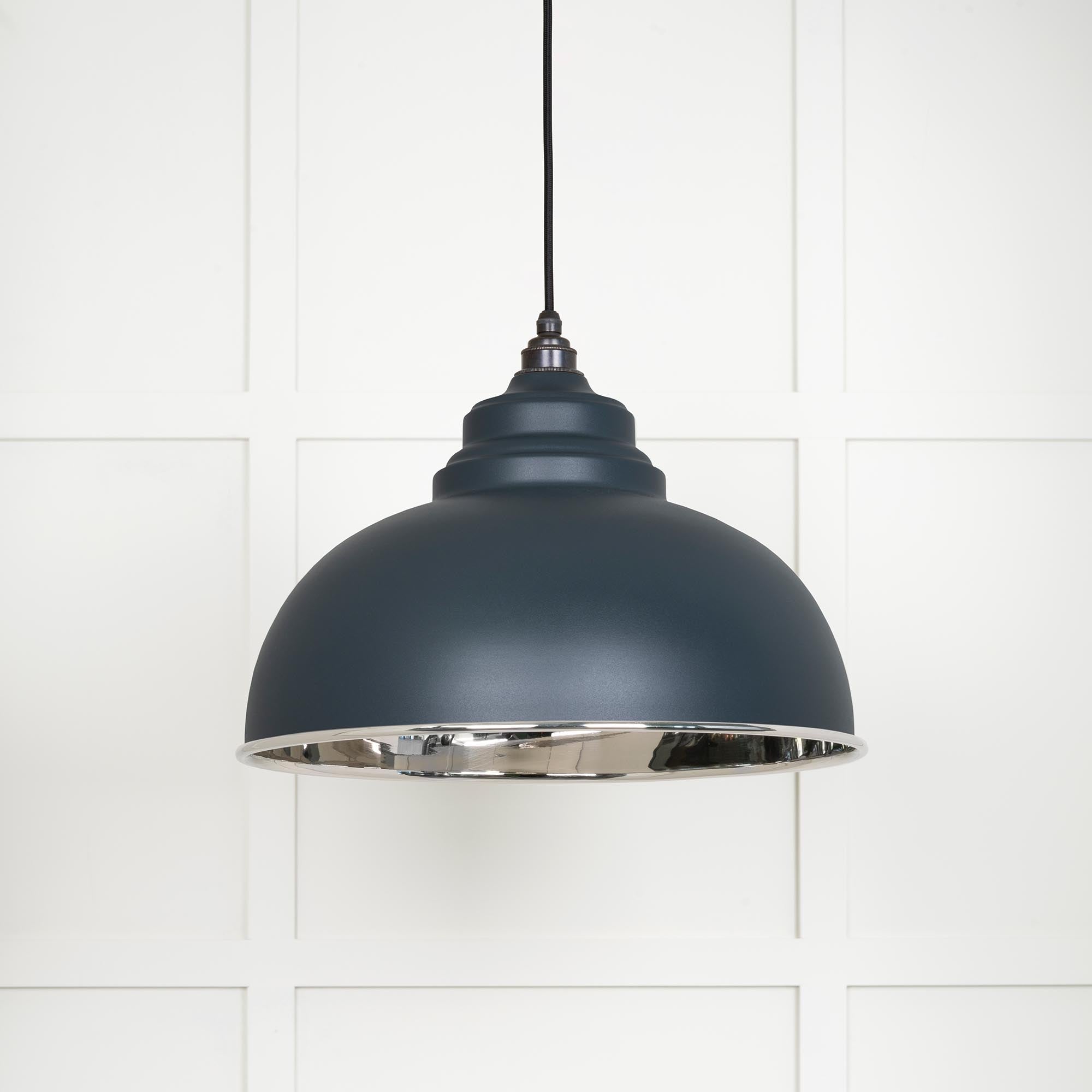 Smooth Nickel Harborne Pendant | Soot - From The Anvil - EB London