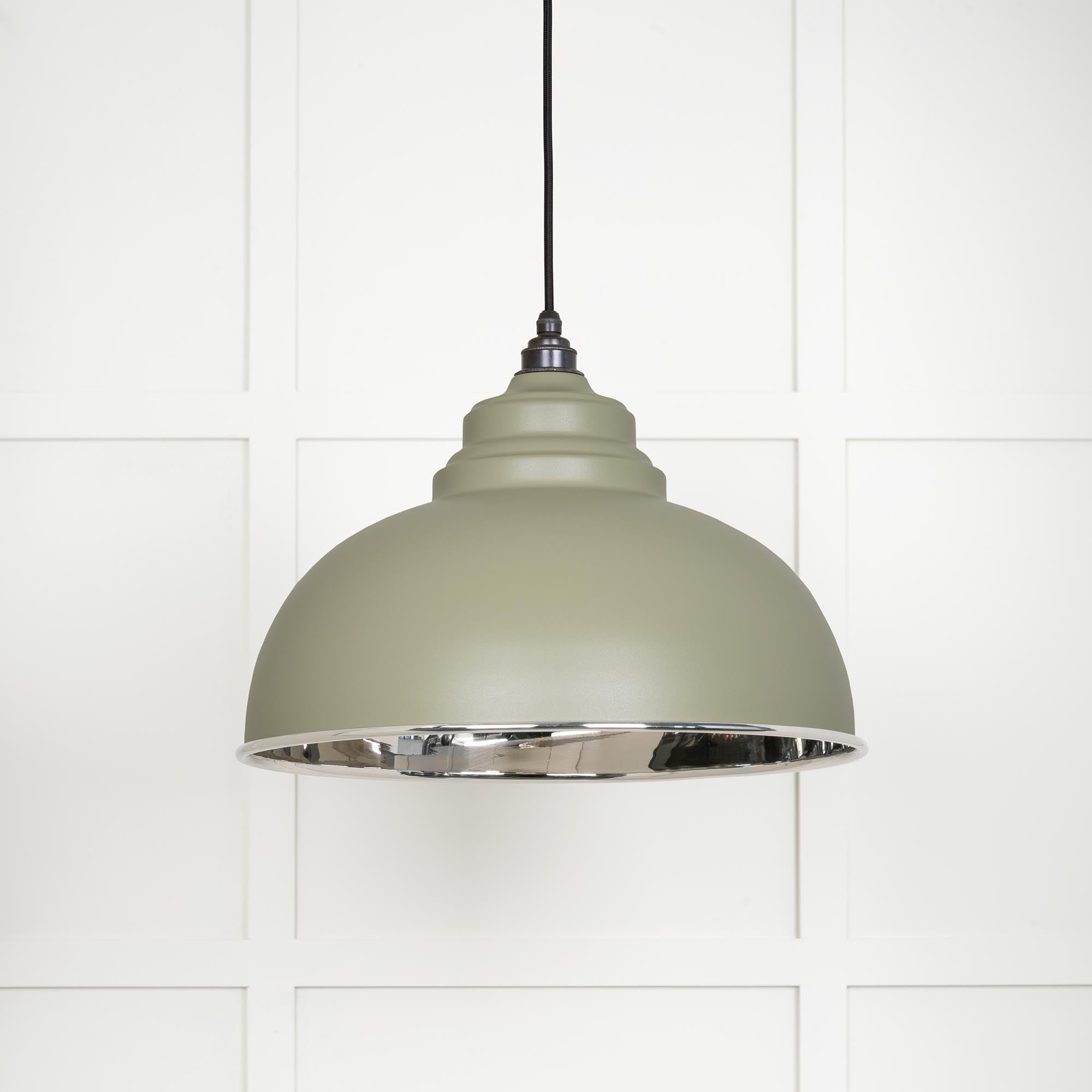 Smooth Nickel Harborne Pendant | Tump - From The Anvil - EB London