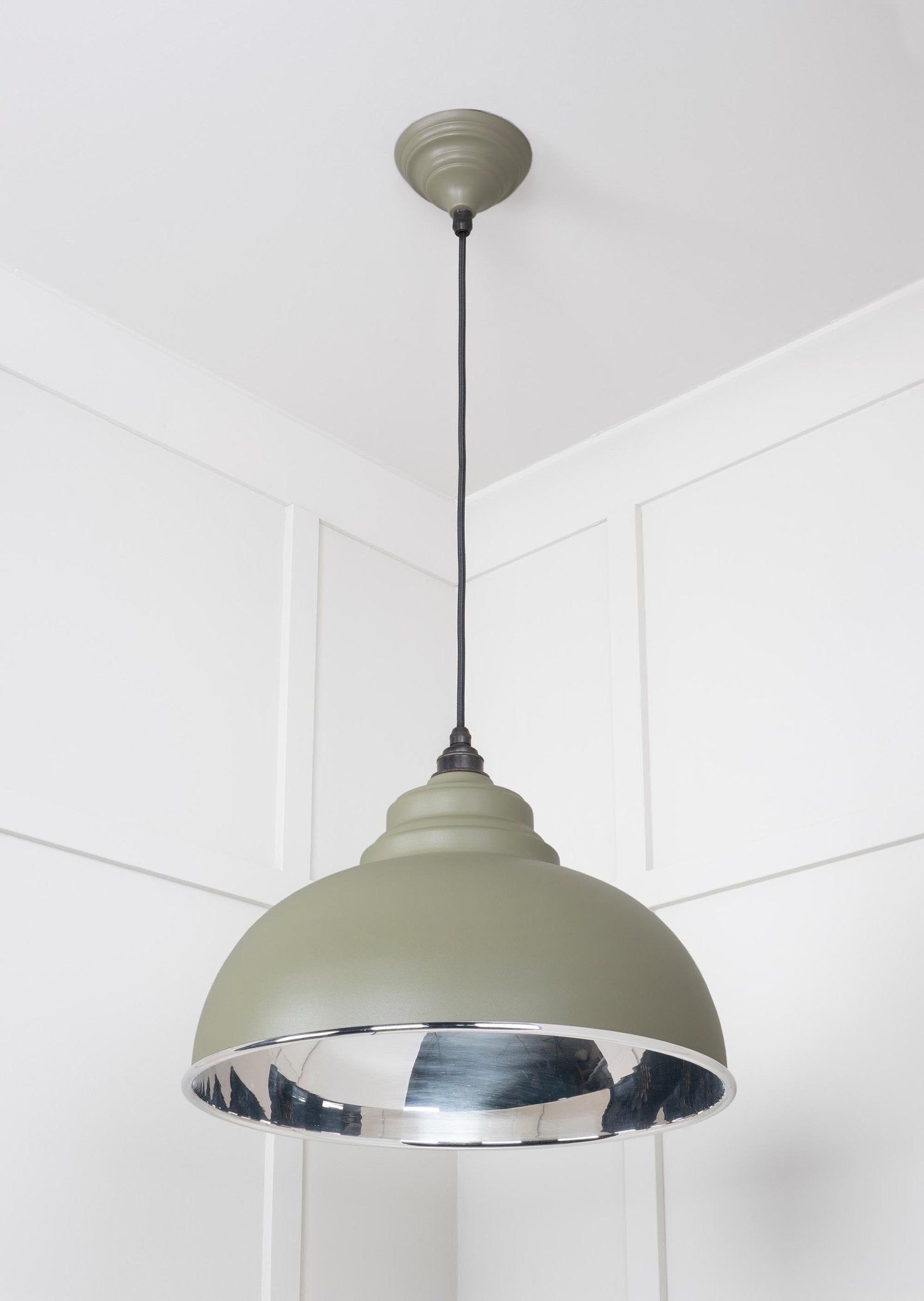 Smooth Nickel Harborne Pendant | Tump - From The Anvil - EB London