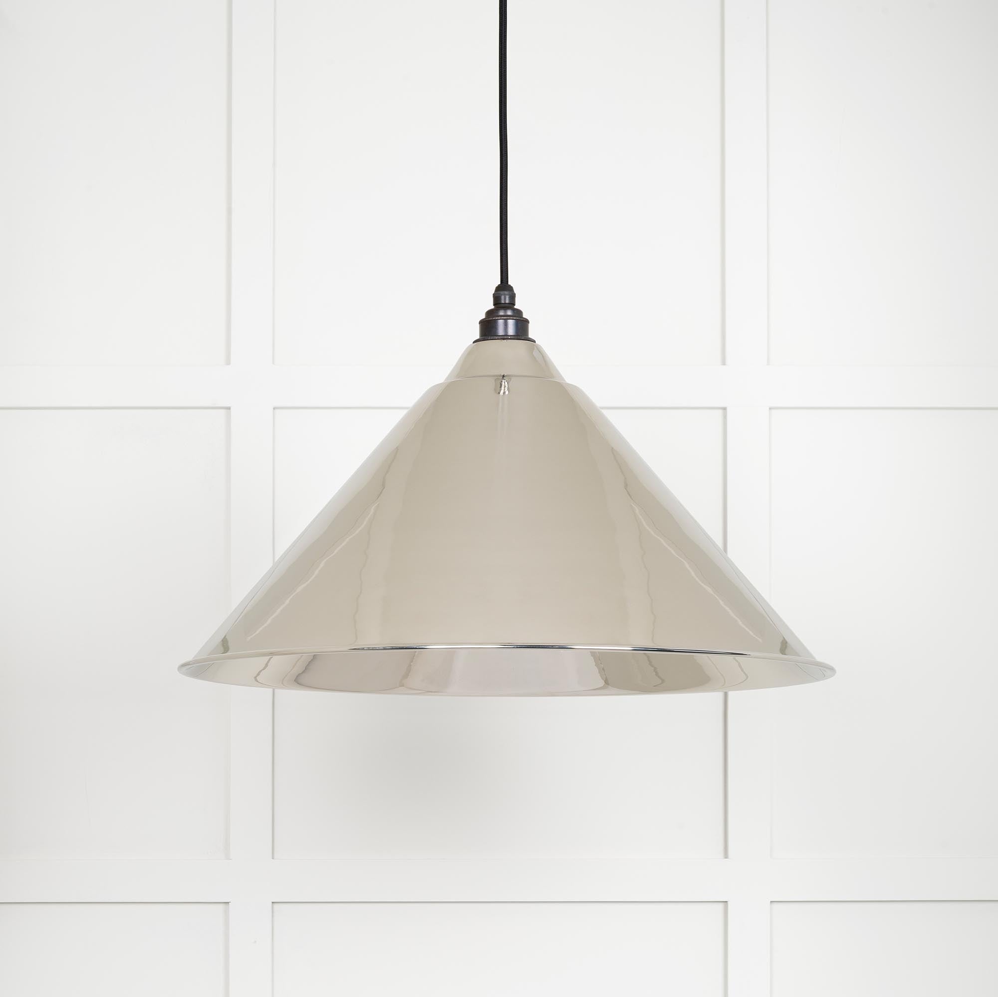 Smooth Nickel Hockley Pendant | Bare - From The Anvil - EB London