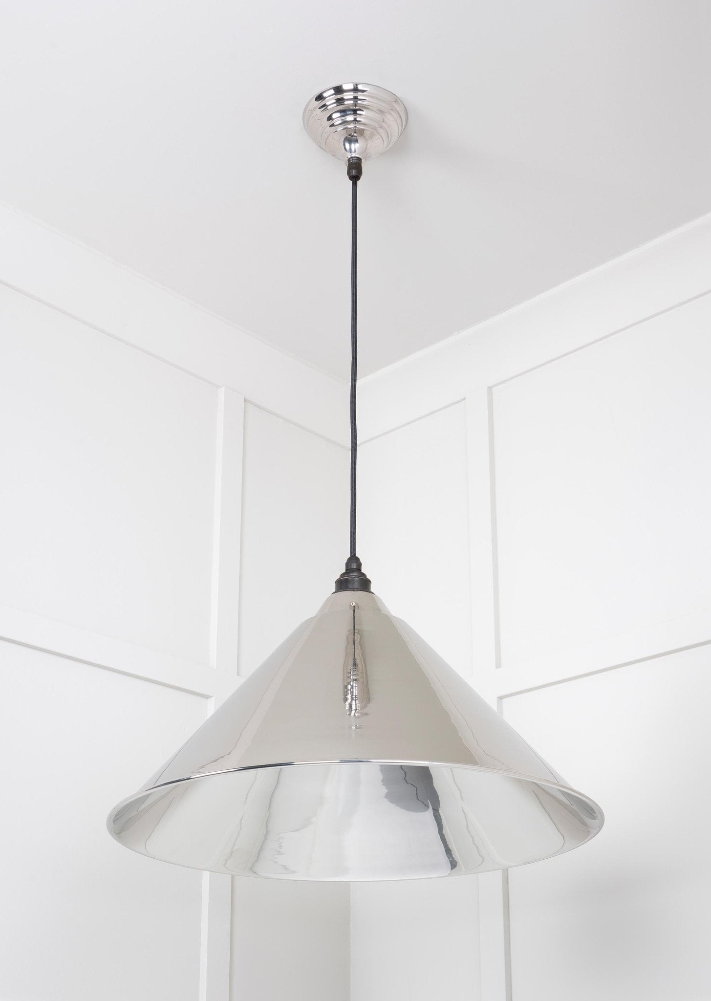 Smooth Nickel Hockley Pendant | Bare - From The Anvil - EB London
