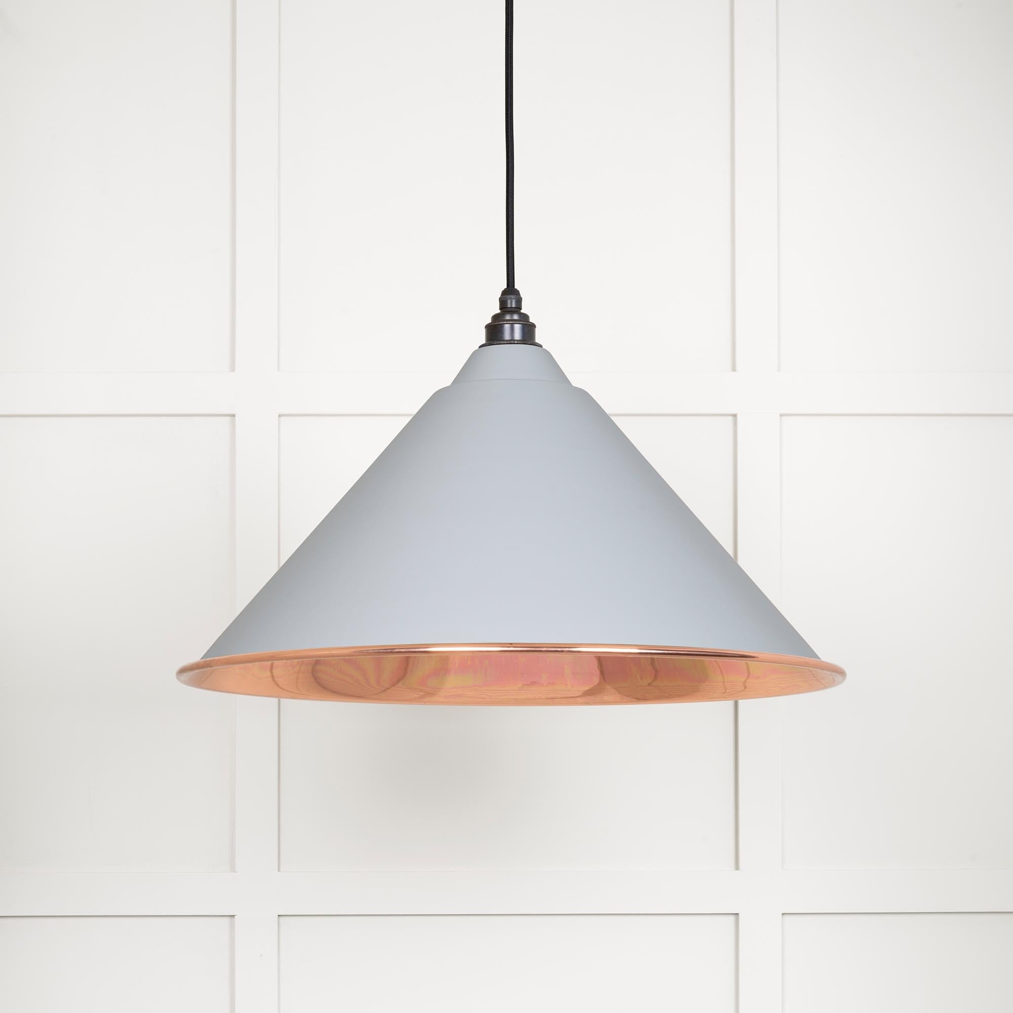 Smooth Nickel Hockley Pendant | Birch - From The Anvil - EB London