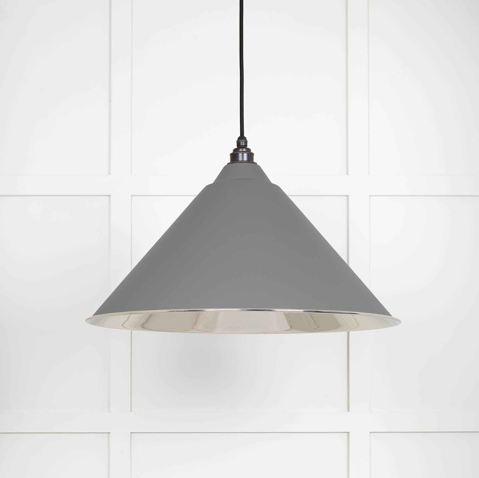 Smooth Nickel Hockley Pendant | Bluff - From The Anvil - EB London