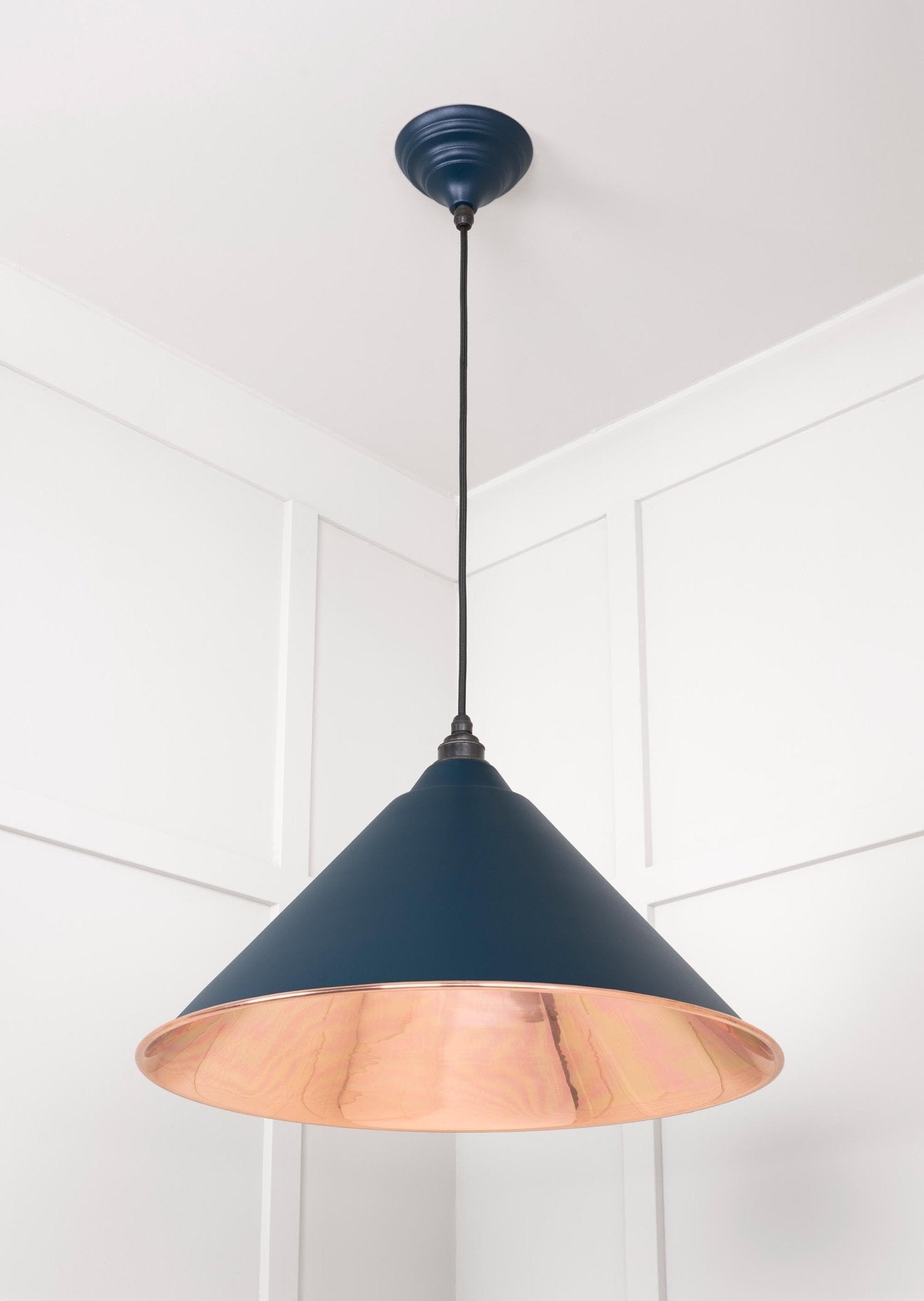 Smooth Nickel Hockley Pendant | Dusk - From the Anvil - EB London