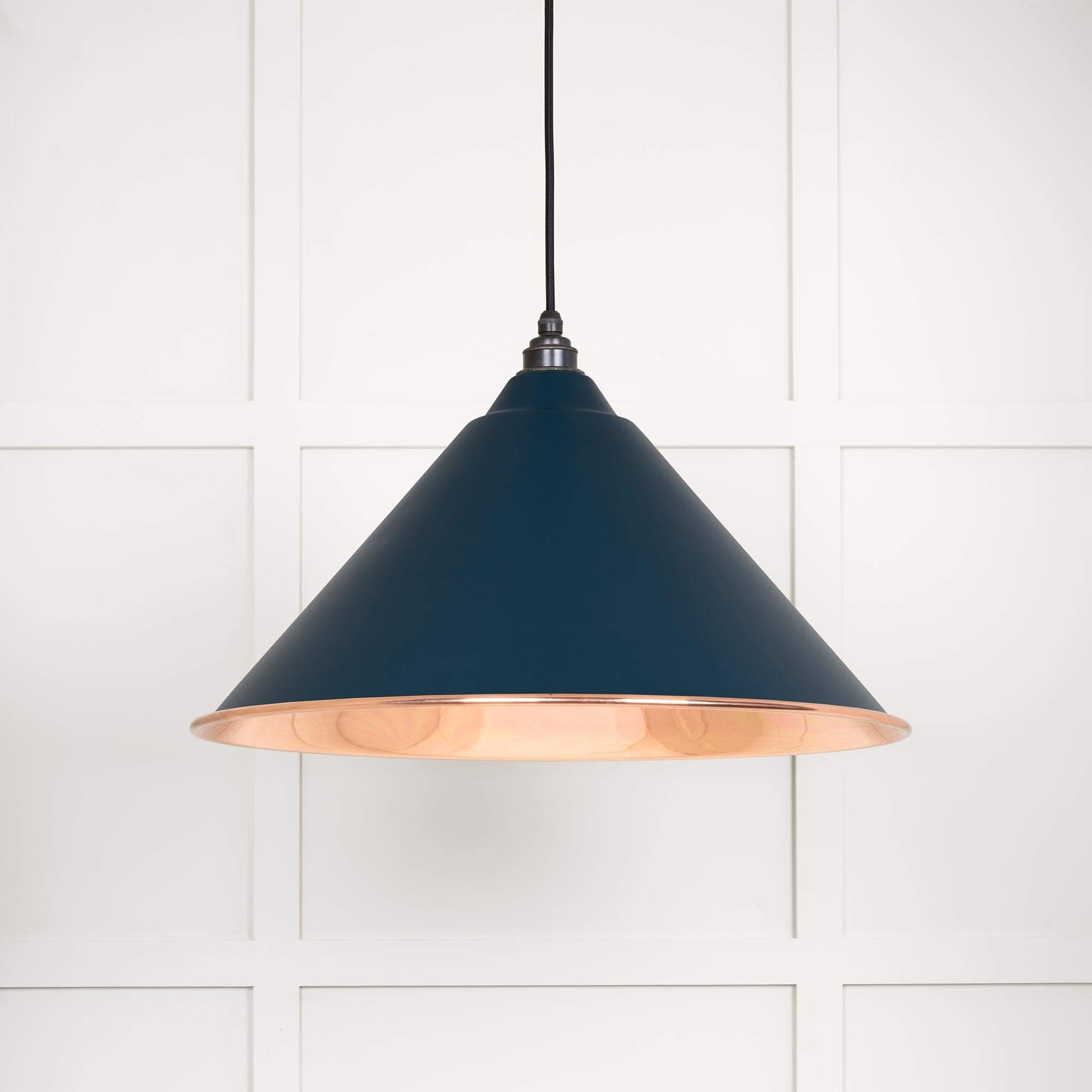 Smooth Nickel Hockley Pendant | Dusk - From the Anvil - EB London