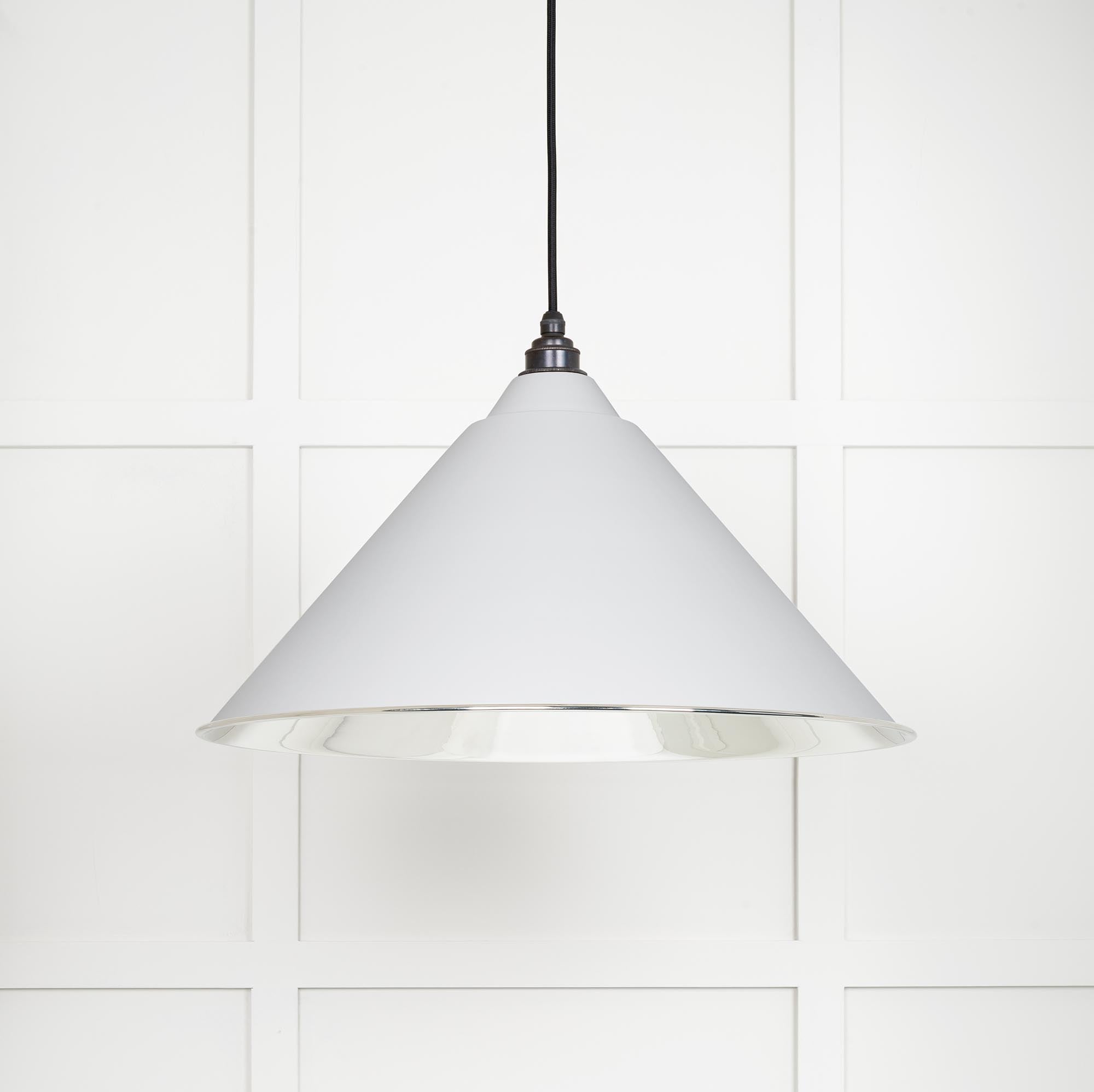 Smooth Nickel Hockley Pendant | Flock - From The Anvil - EB London