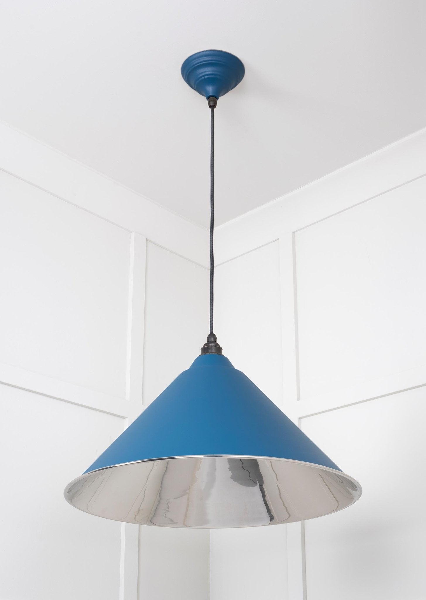 Smooth Nickel Hockley Pendant | Upstream - From The Anvil - EB London