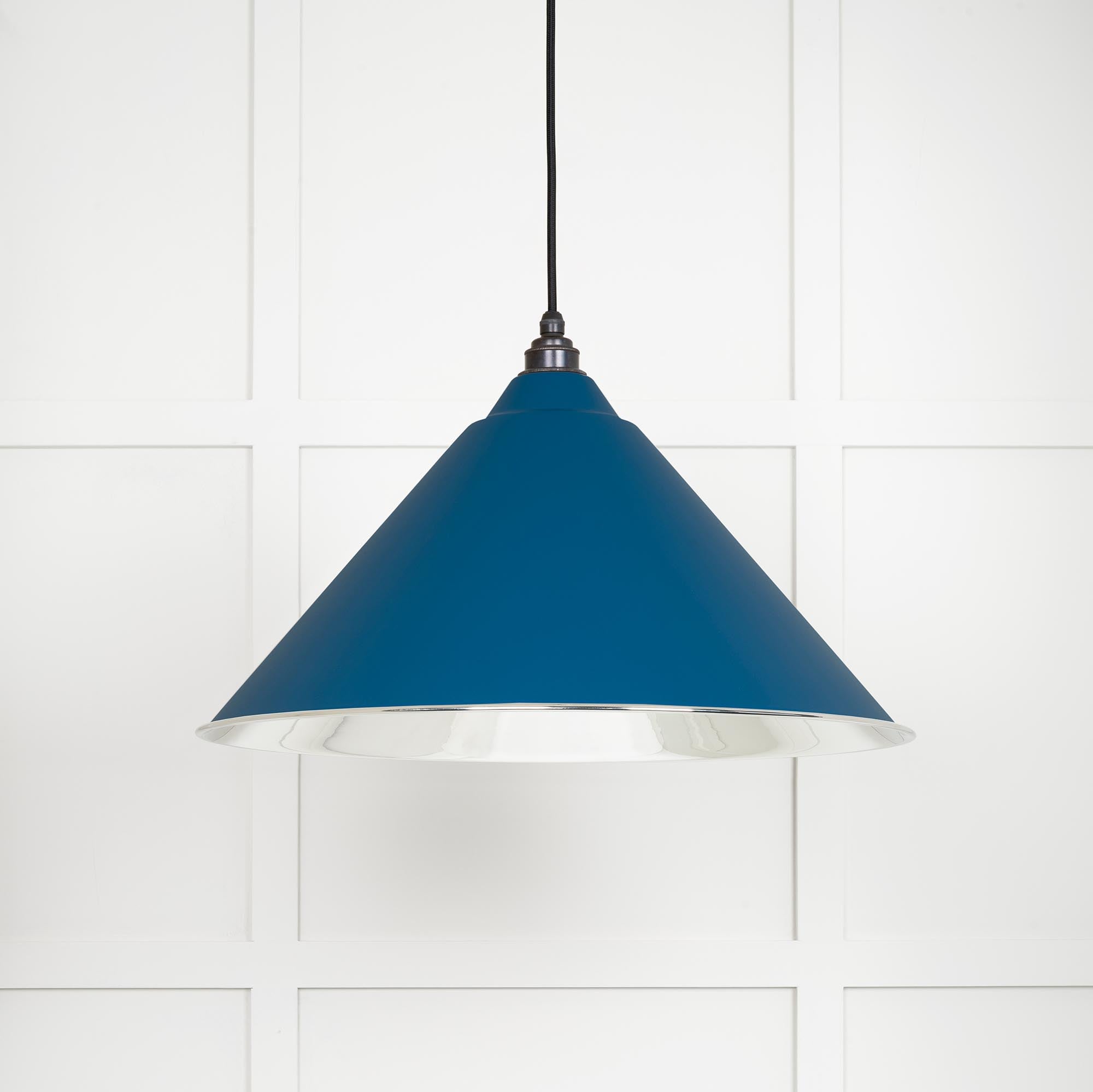 Smooth Nickel Hockley Pendant | Upstream - From The Anvil - EB London