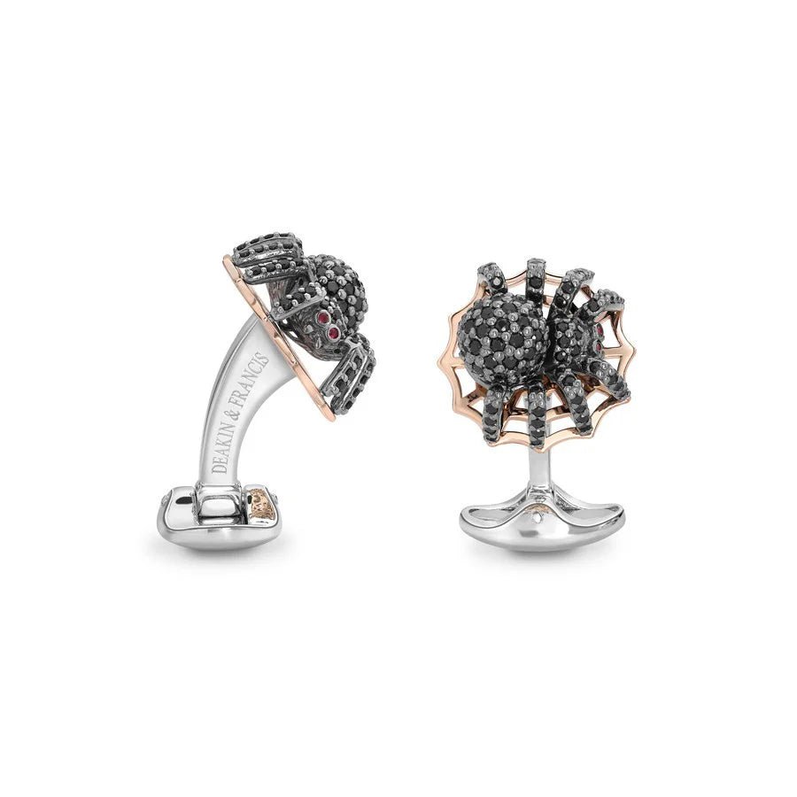 Sterling Silver Black Spinel Spider Dress Set – Deakin & Francis - EB London