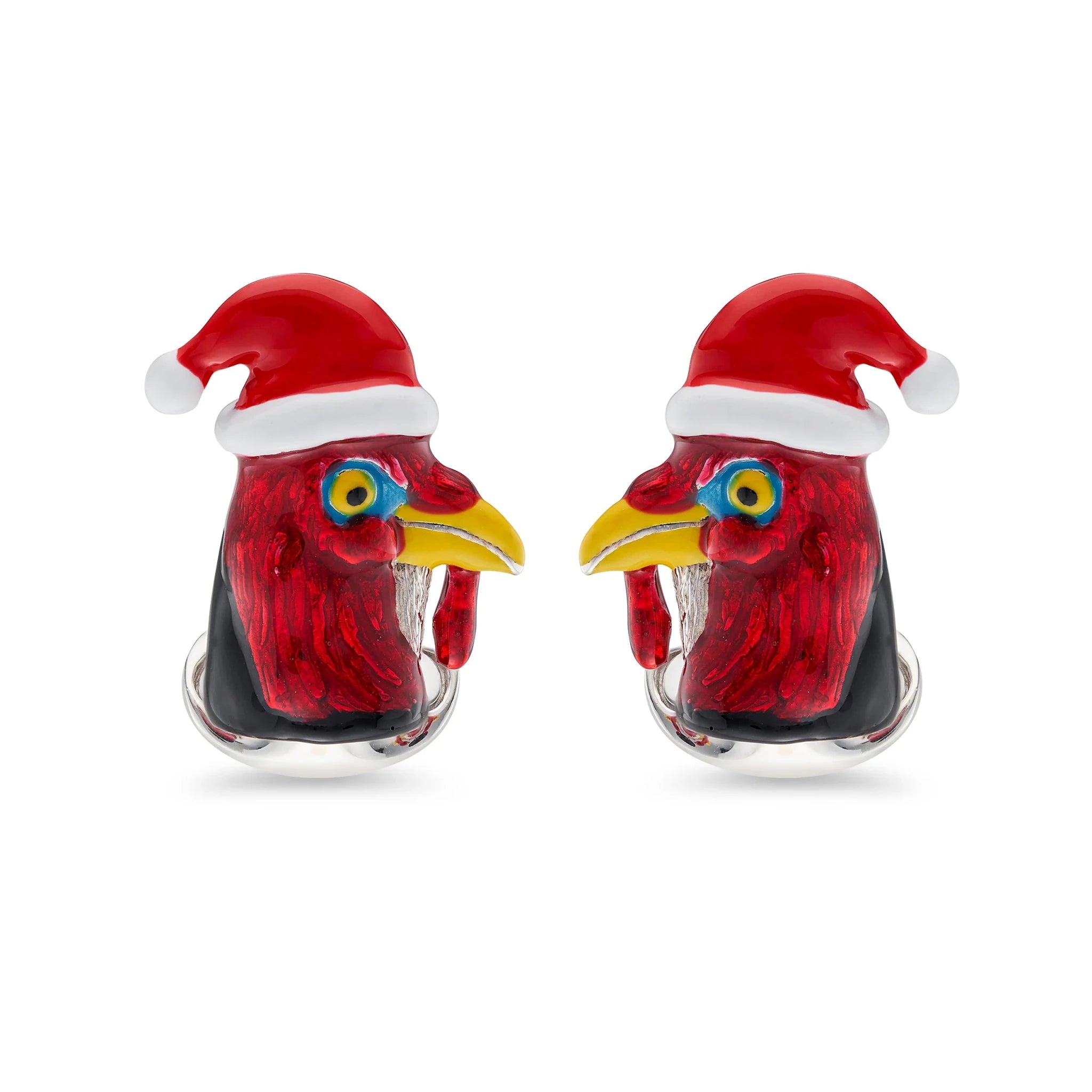 Sterling Silver Christmas Turkey Cufflinks – Deakin & Francis - EB London