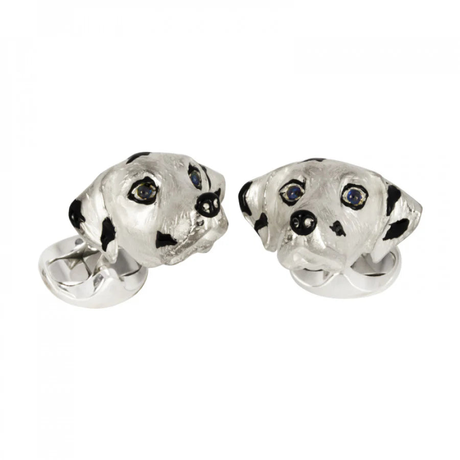 Sterling Silver Dalmatian Dog Cufflinks – Deakin & Francis - EB London