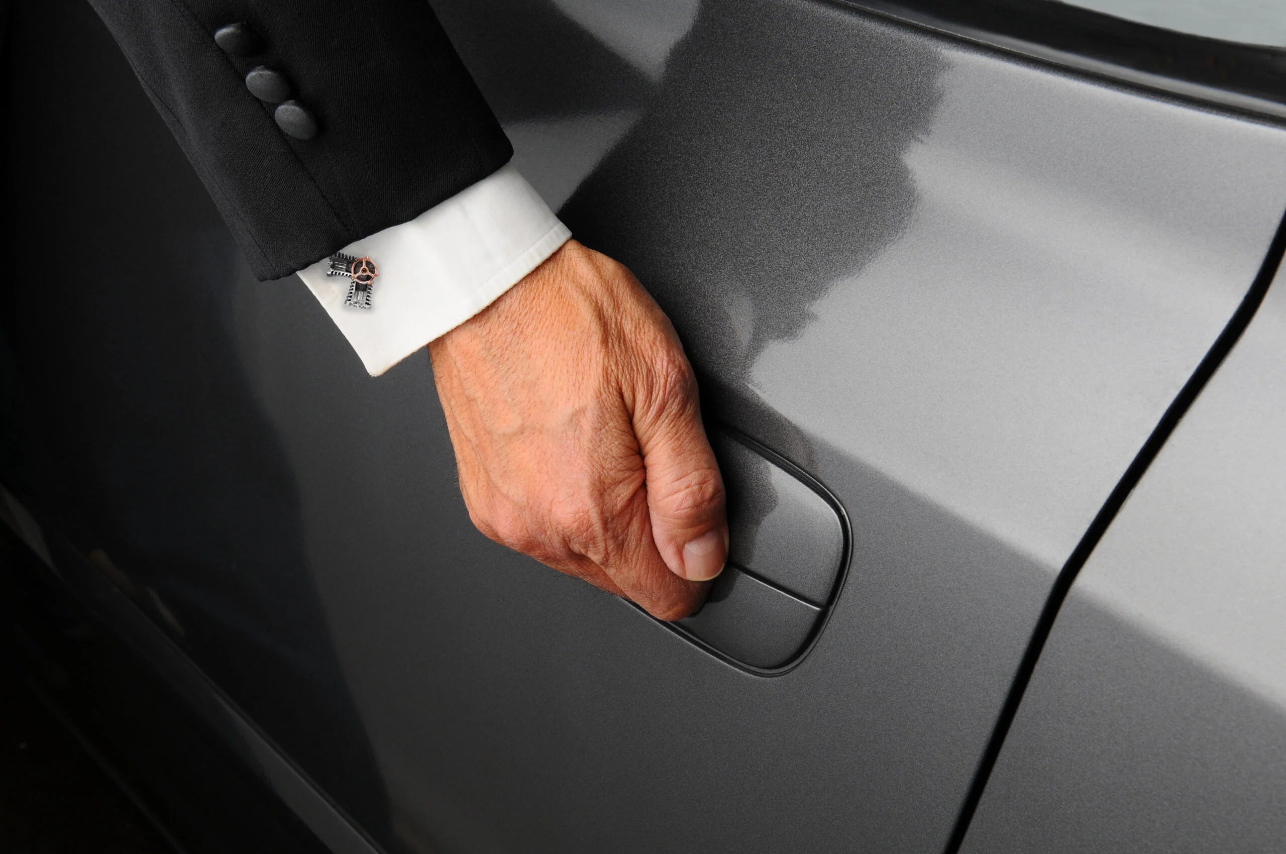 Piston & Rose Gold Cufflinks – Deakin & Francis - EB London