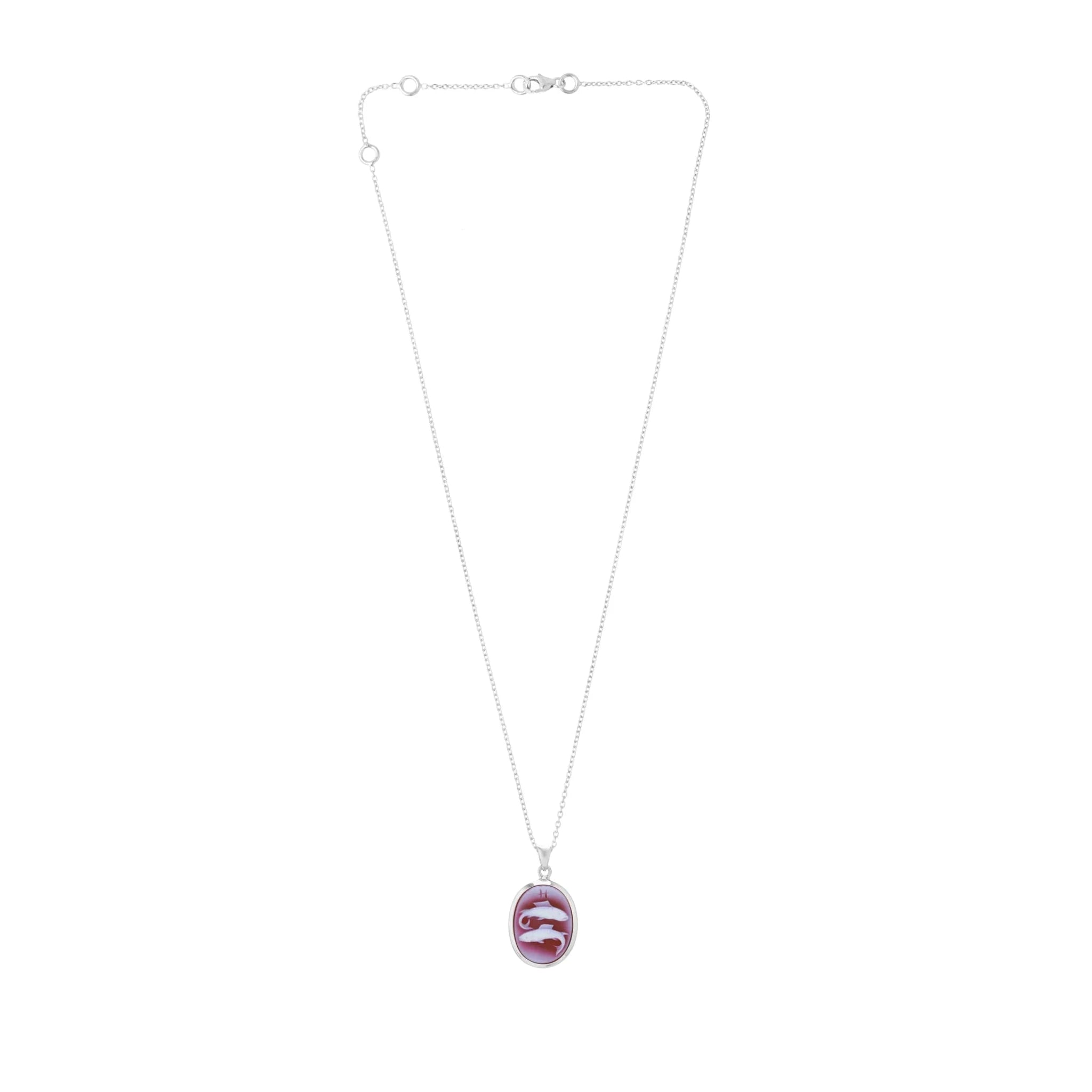 Sterling Silver Zodiac Pendant Pisces – Deakin & Francis - EB London