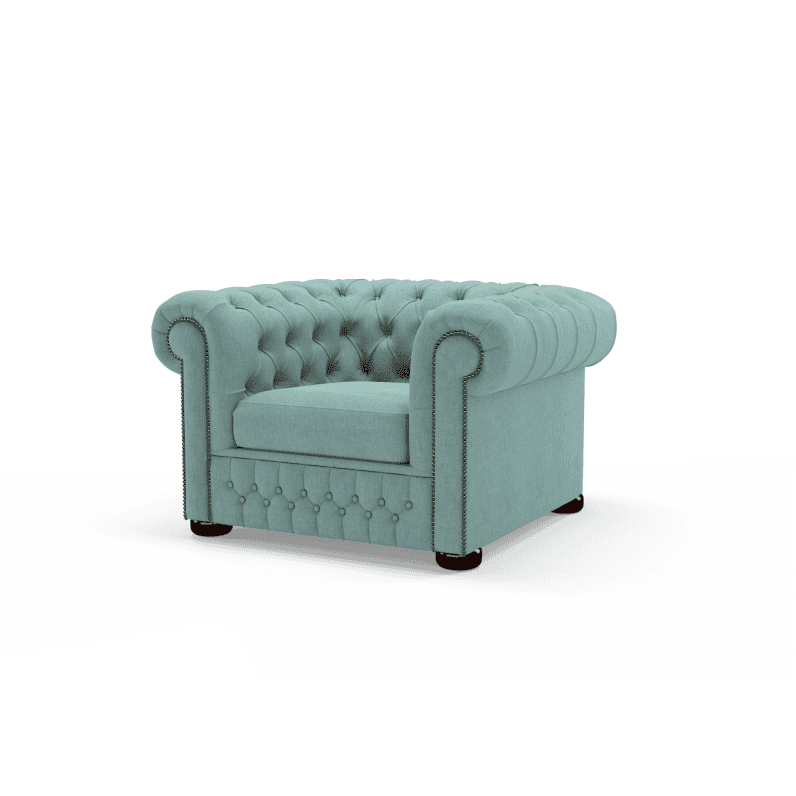 The Saxon Chesterfield Chair | Handcrafted British Classic with Deep Button Tufting - EB London
